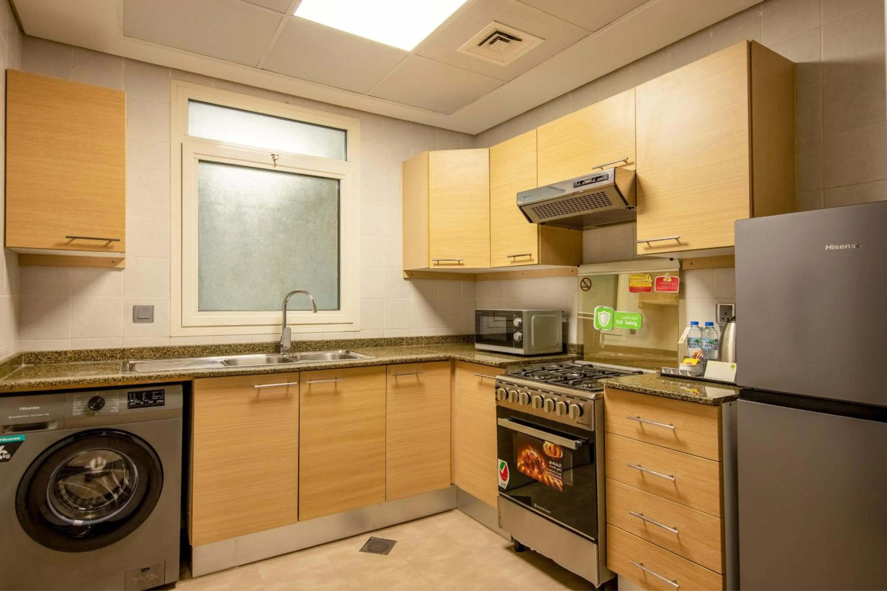 Kitchen or kitchenette in TIME Ruby Hotel Apartment