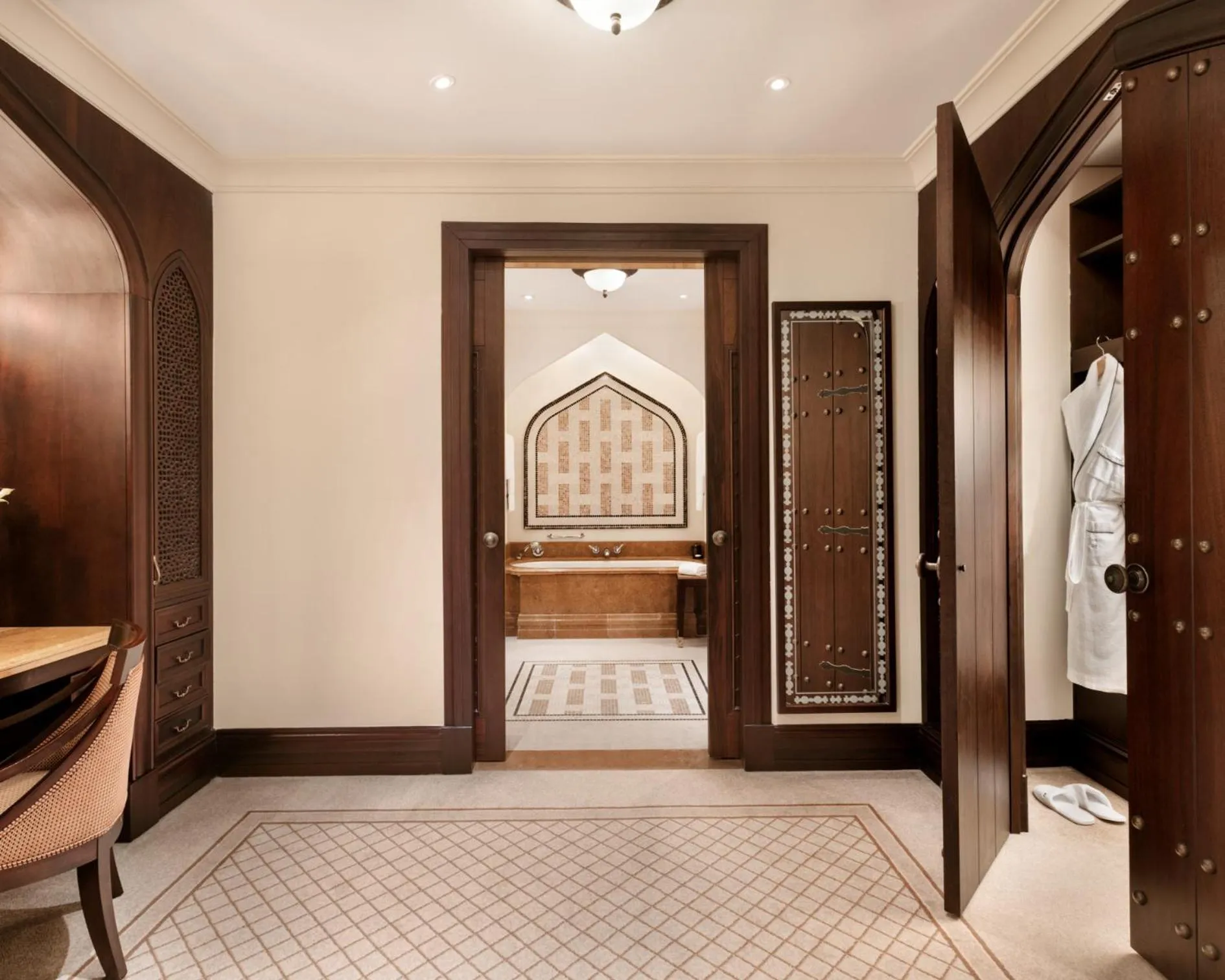 Bathroom in Shangri-La Qaryat Al Beri, Abu Dhabi