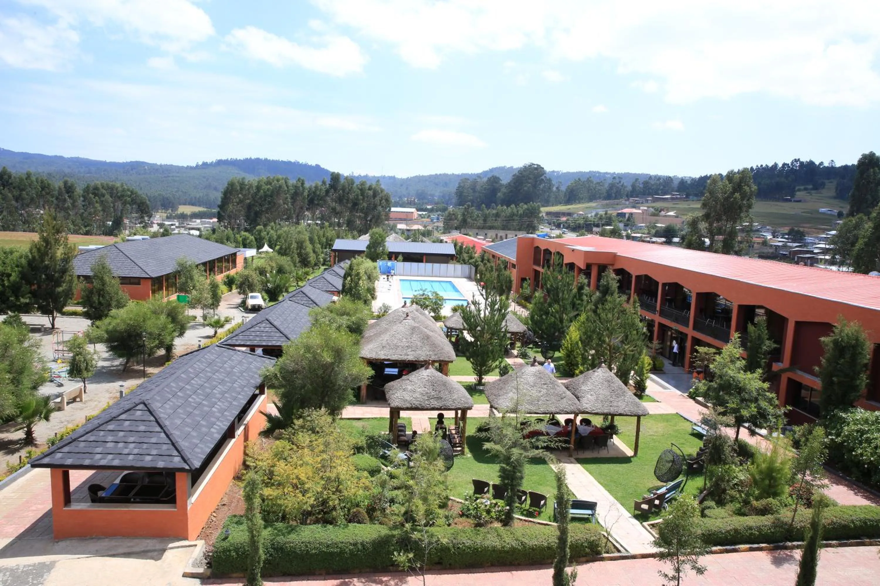 Area and facilities in Yaya Africa Athletics Village