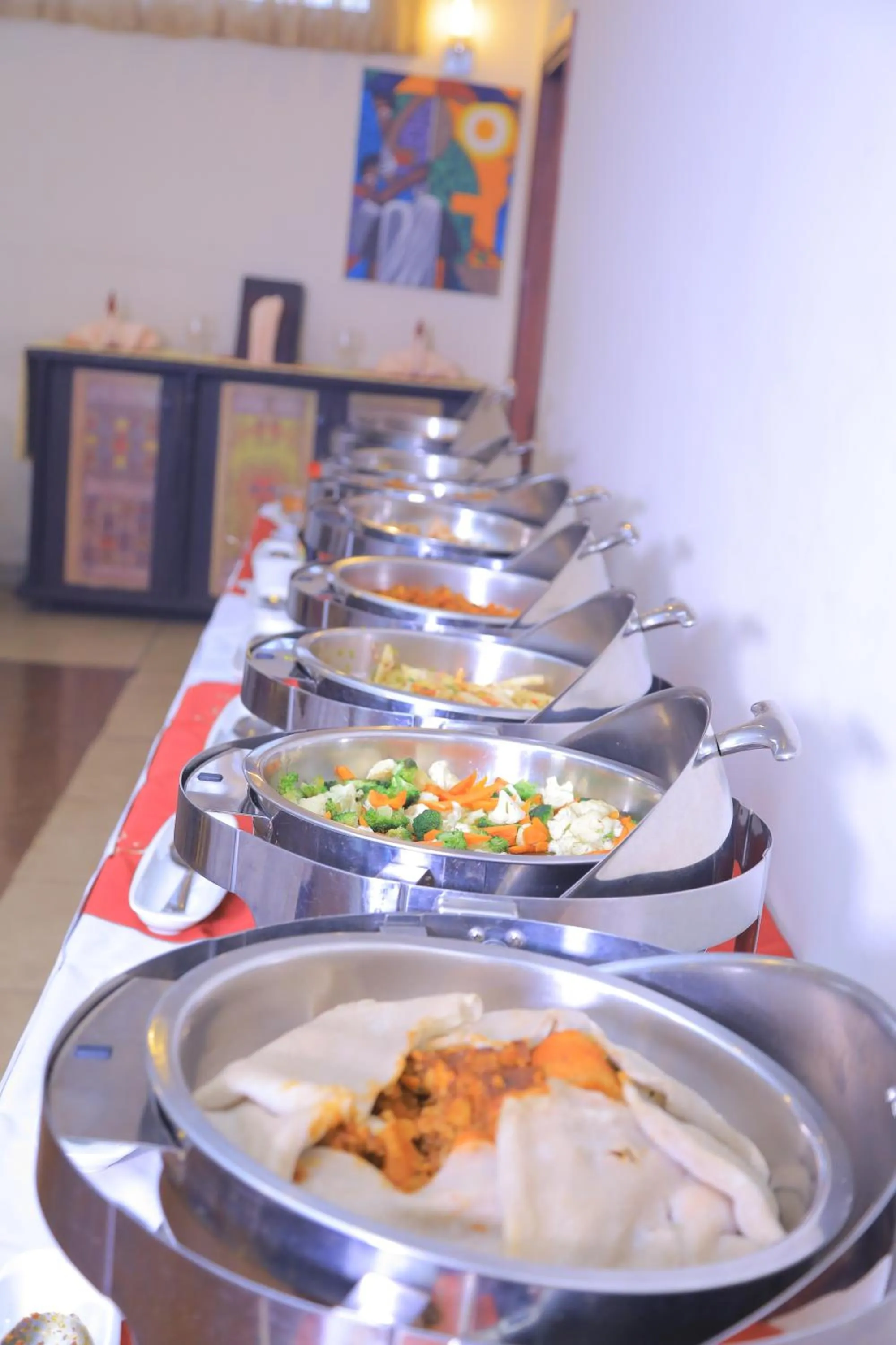 Food and drinks in Yaya Africa Athletics Village