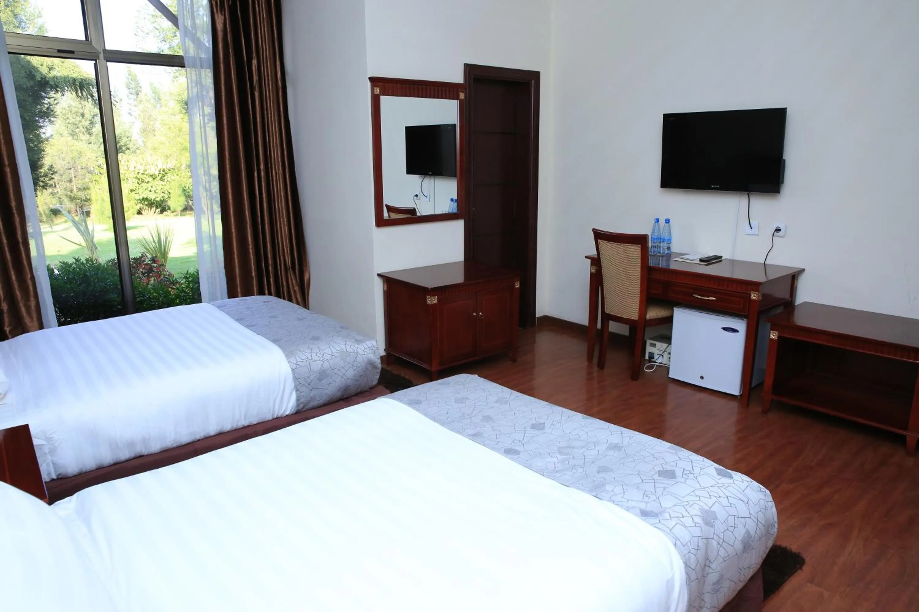 Bed in Yaya Africa Athletics Village