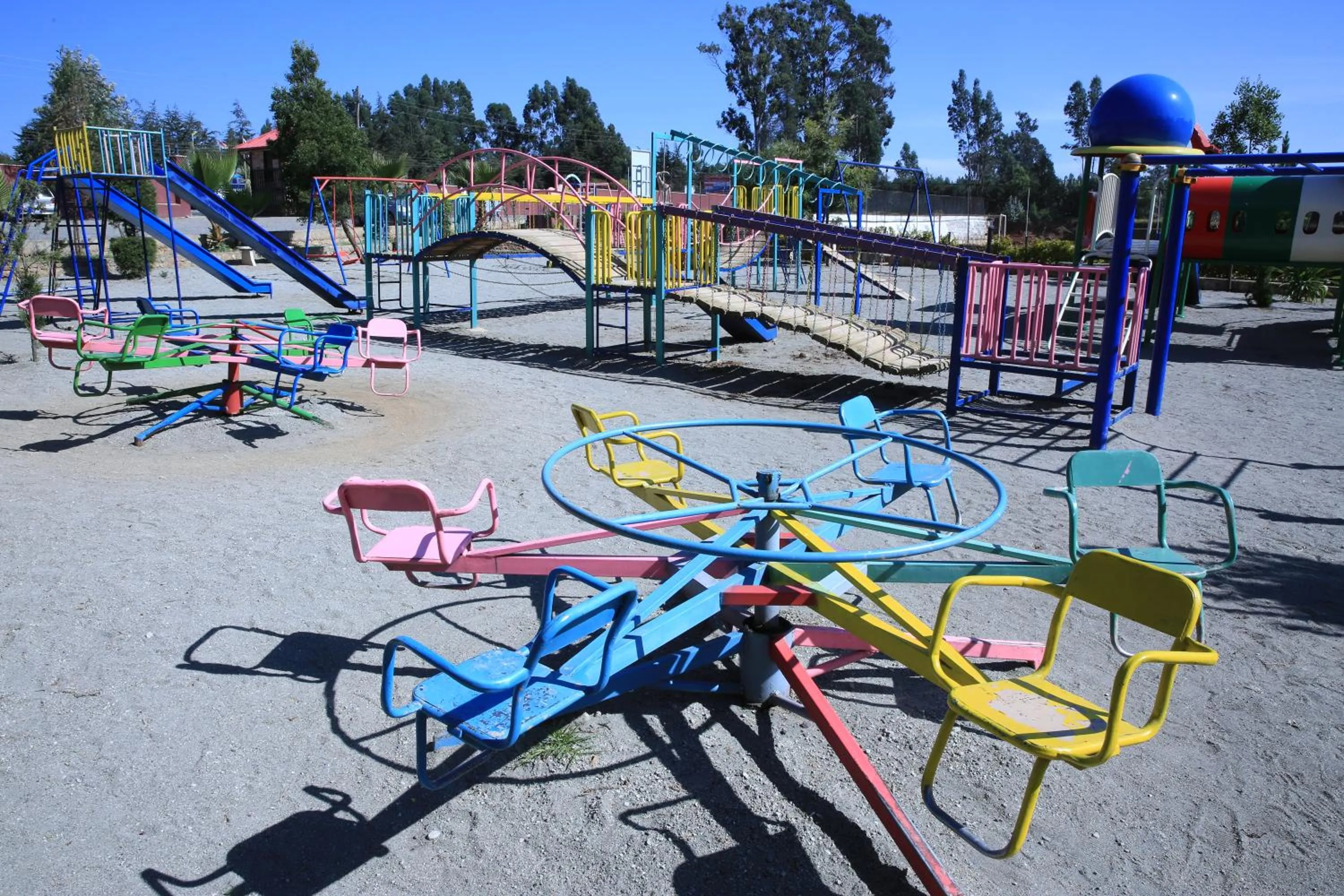 Children play ground in Yaya Africa Athletics Village