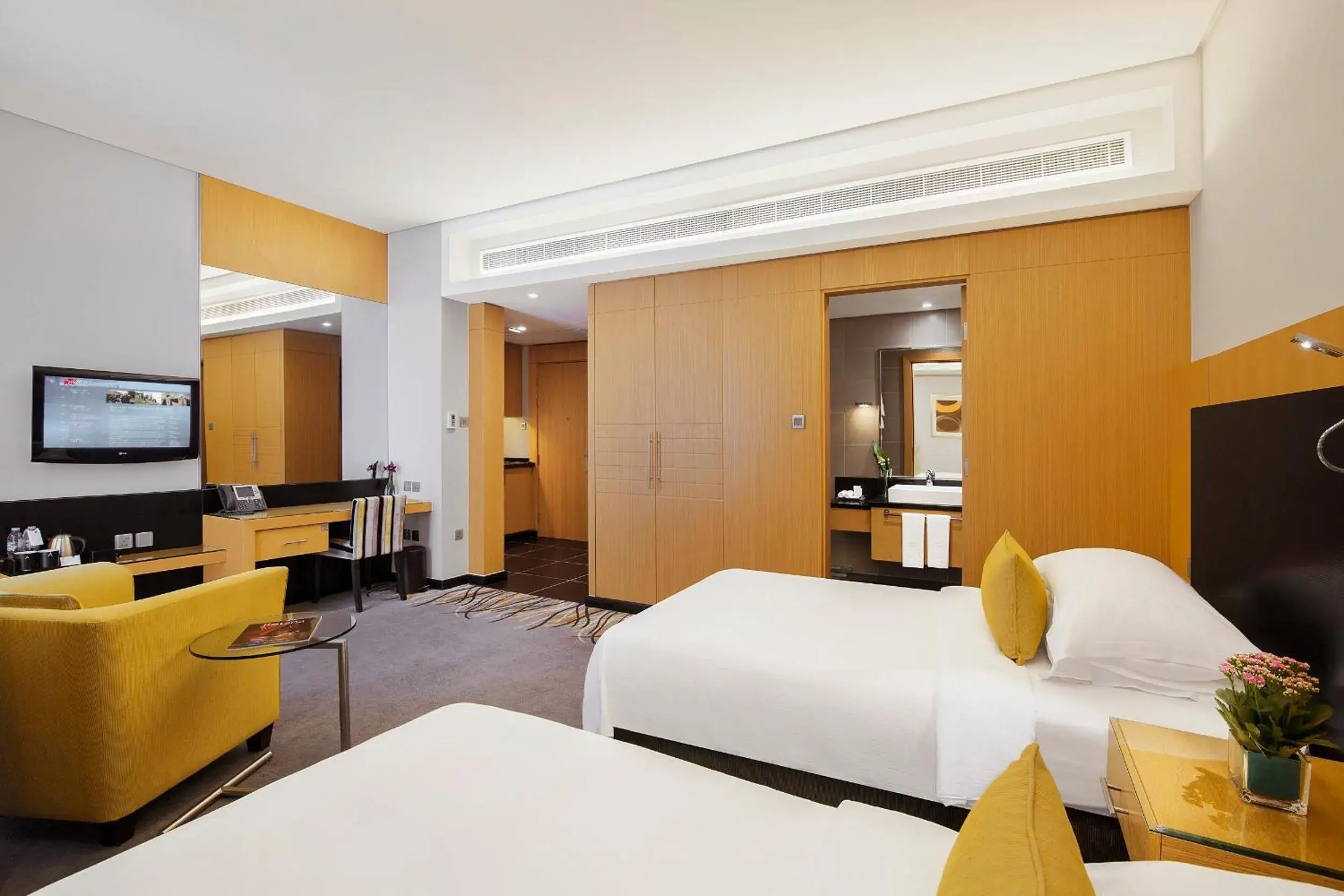 Studio - single occupancy - Twin Beds in Hala Arjaan by Rotana, Deluxe Hotel Apartments Studio - single occupancy - Twin Beds in Hala Arjaan by Rotana, Deluxe Hotel Apartments