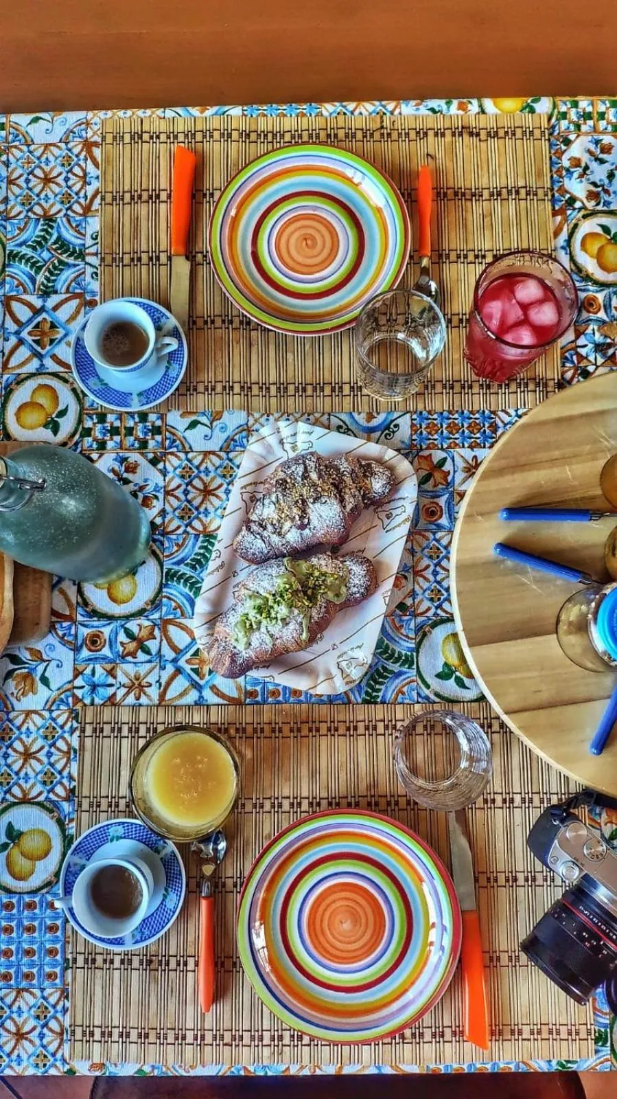 Food and drinks in B&B Betulla dell'Etna