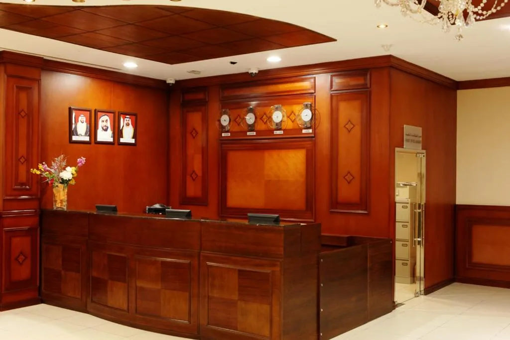 Lobby or reception in L'Arabia Hotel Apartments