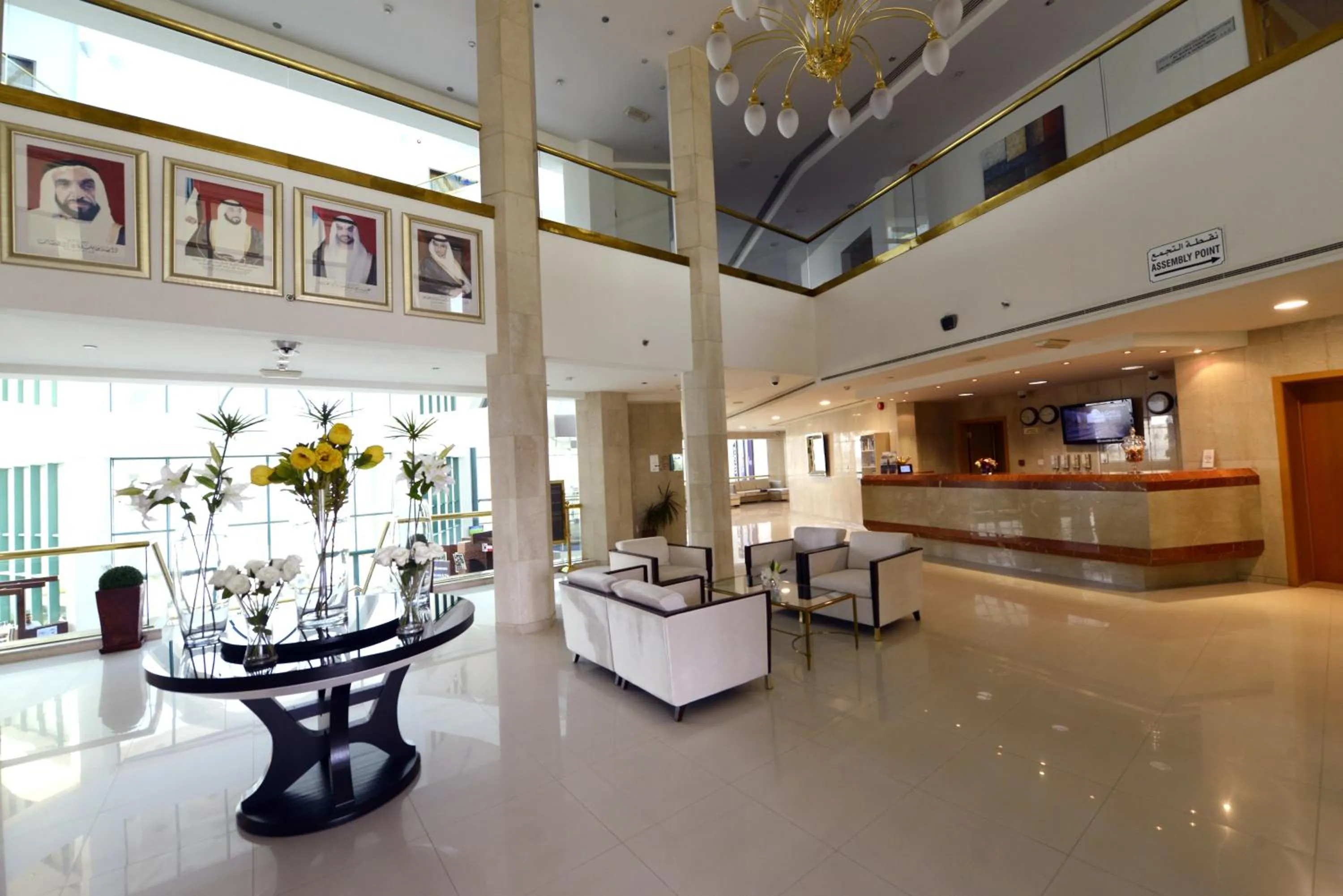 Lobby or reception in Mirfa Hotel