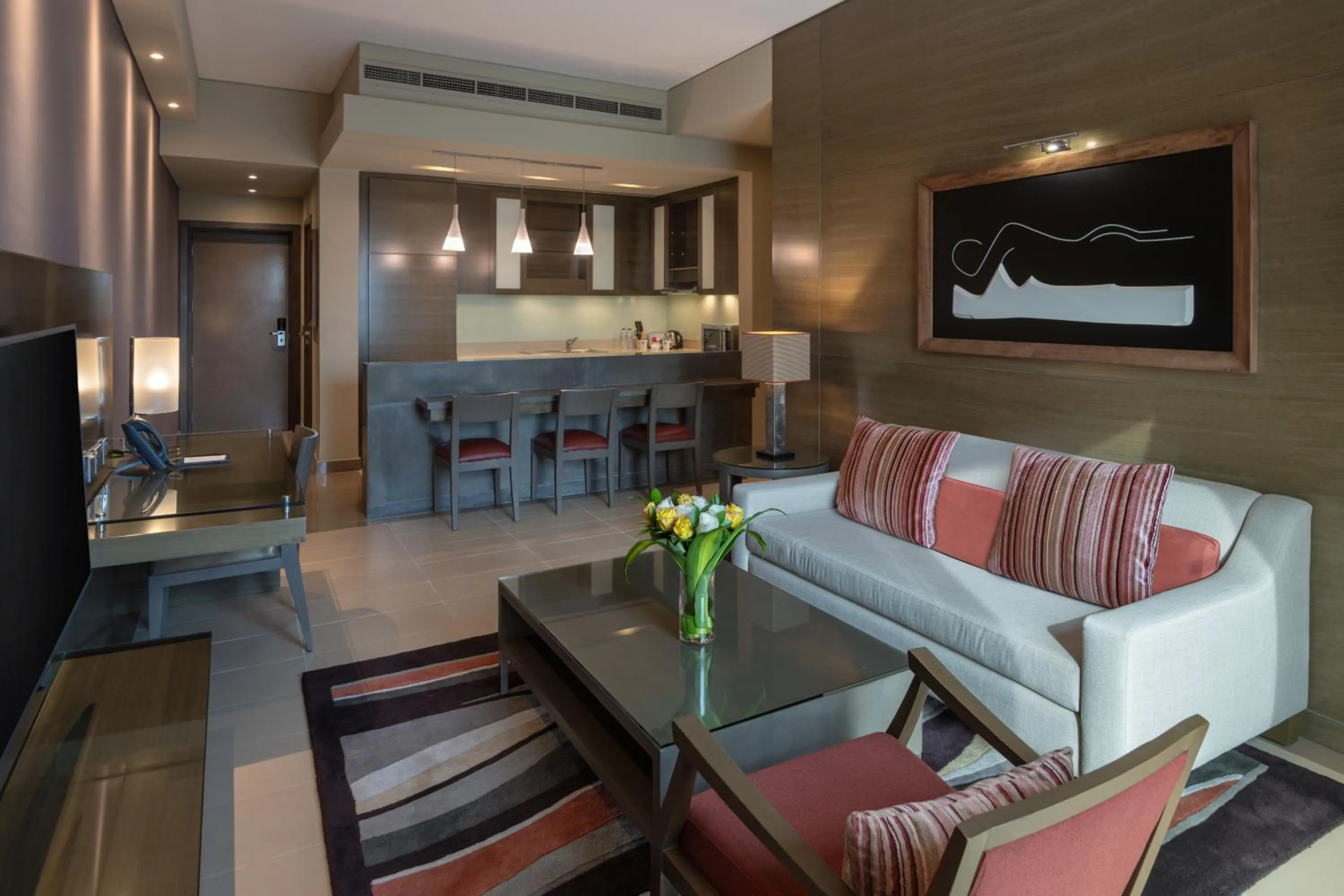 Seating area in Park Arjaan by Rotana, Abu Dhabi