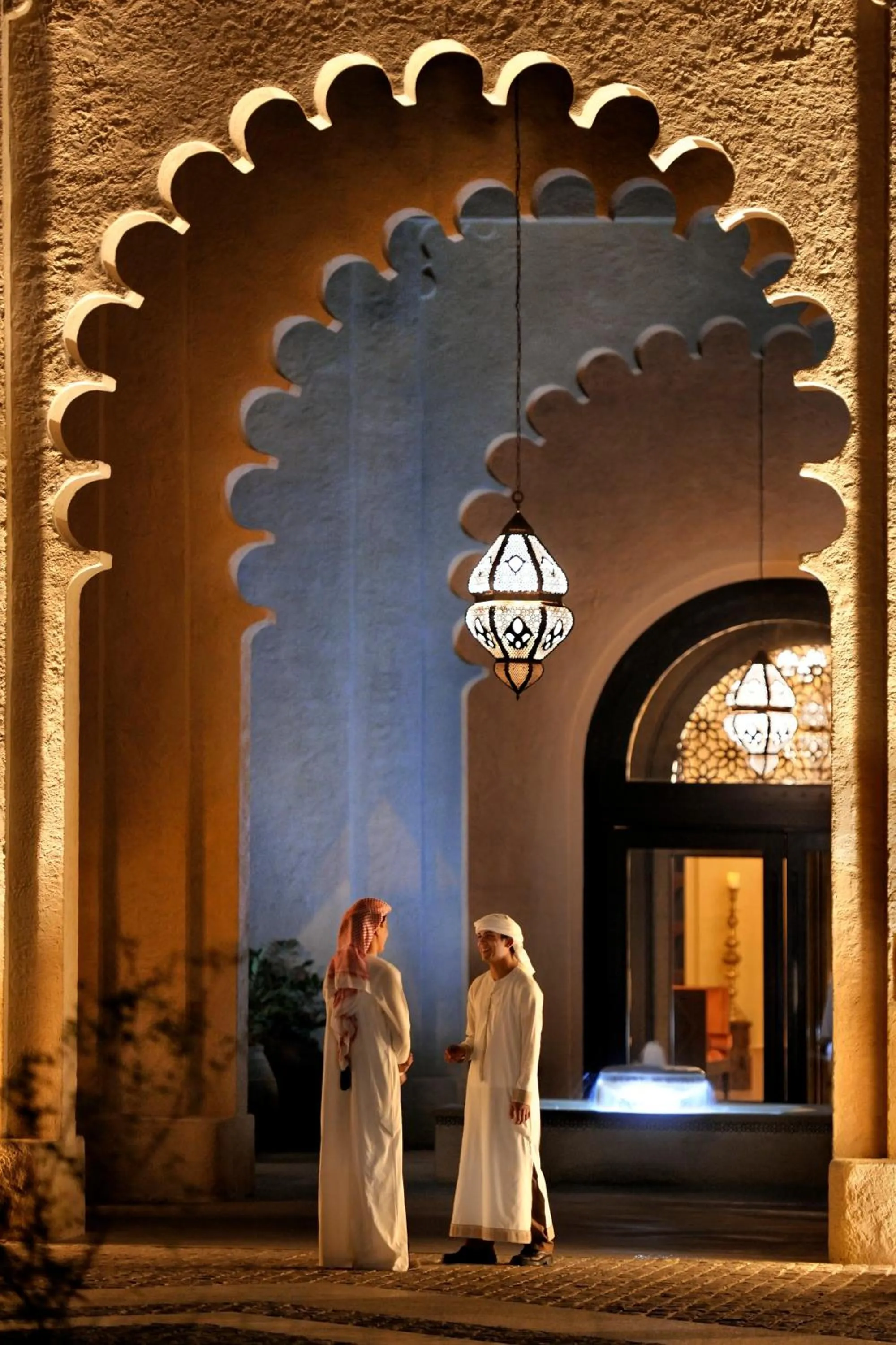 Facade/entrance in Anantara Qasr al Sarab Desert Resort