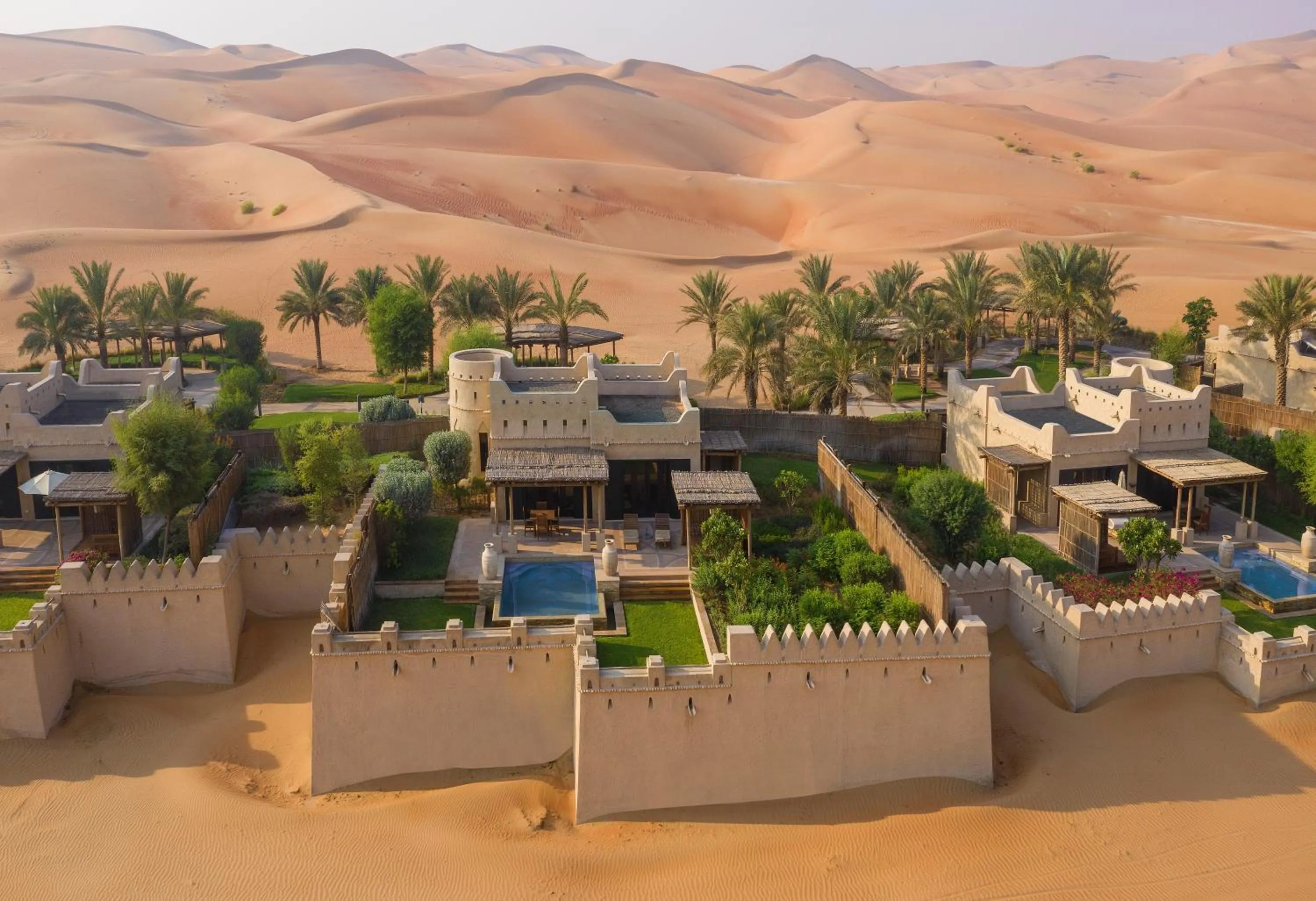 Bird's eye view in Anantara Qasr al Sarab Desert Resort