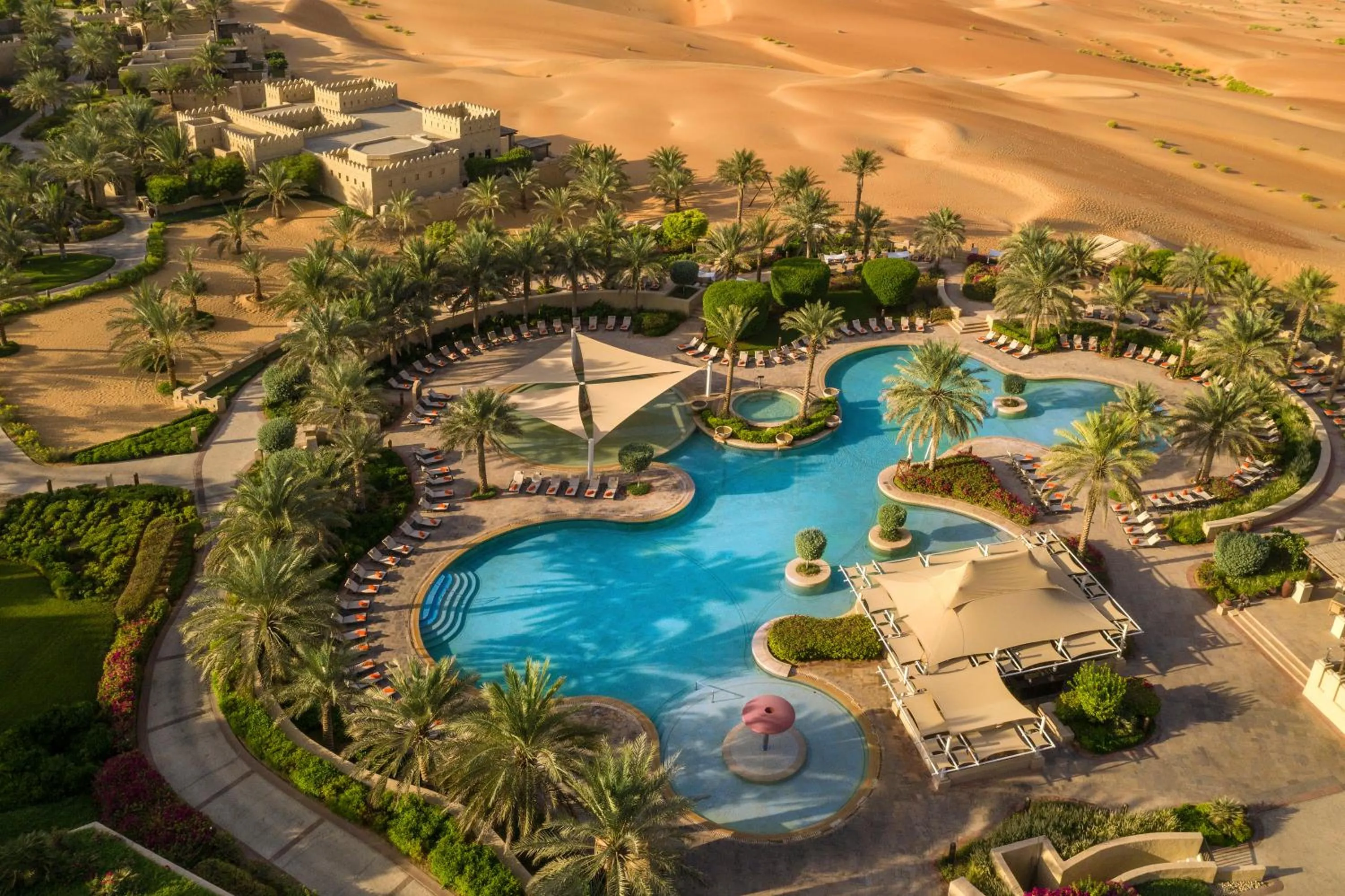 Bird's eye view in Anantara Qasr al Sarab Desert Resort
