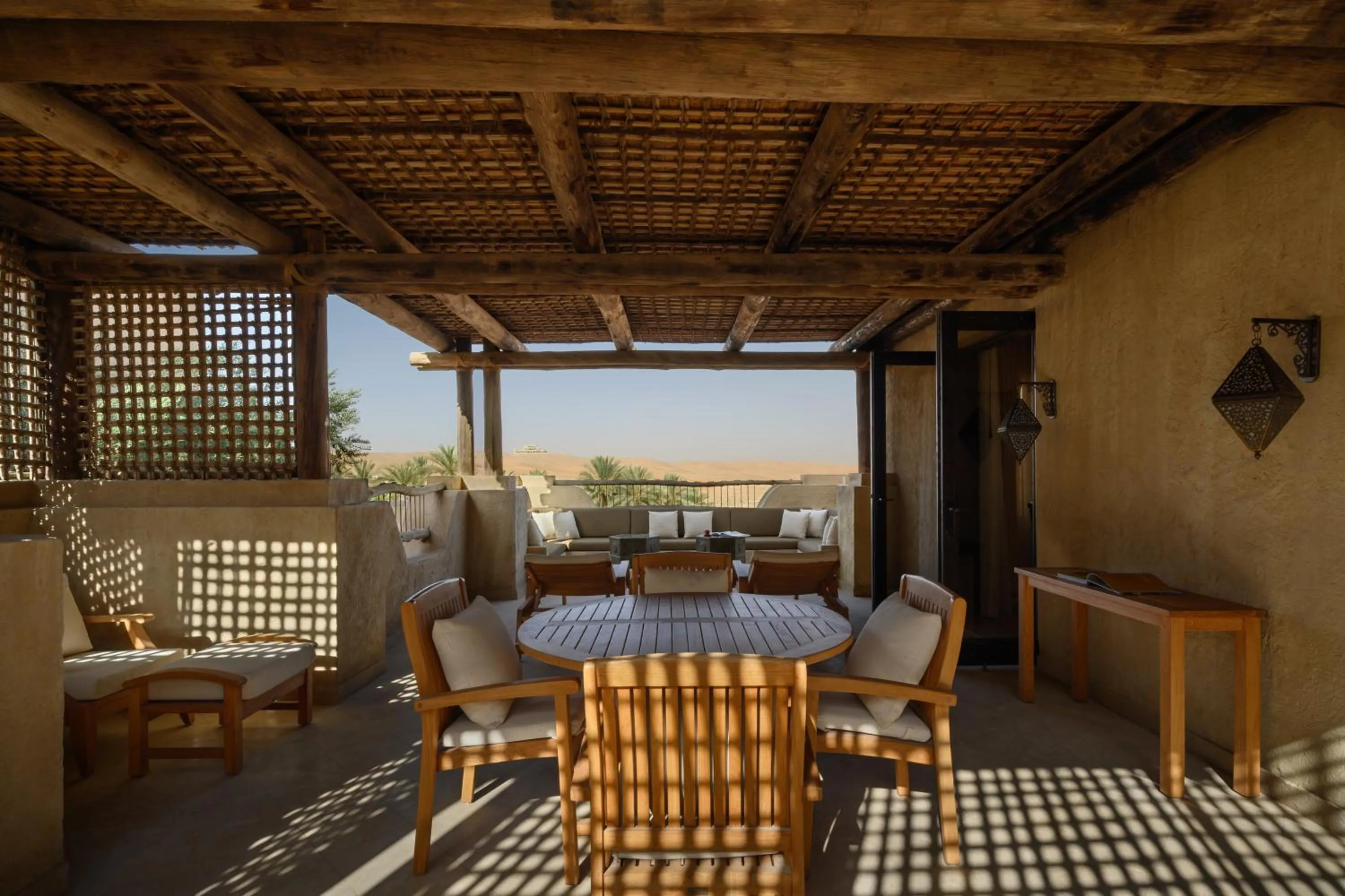 Patio in Anantara Qasr al Sarab Desert Resort