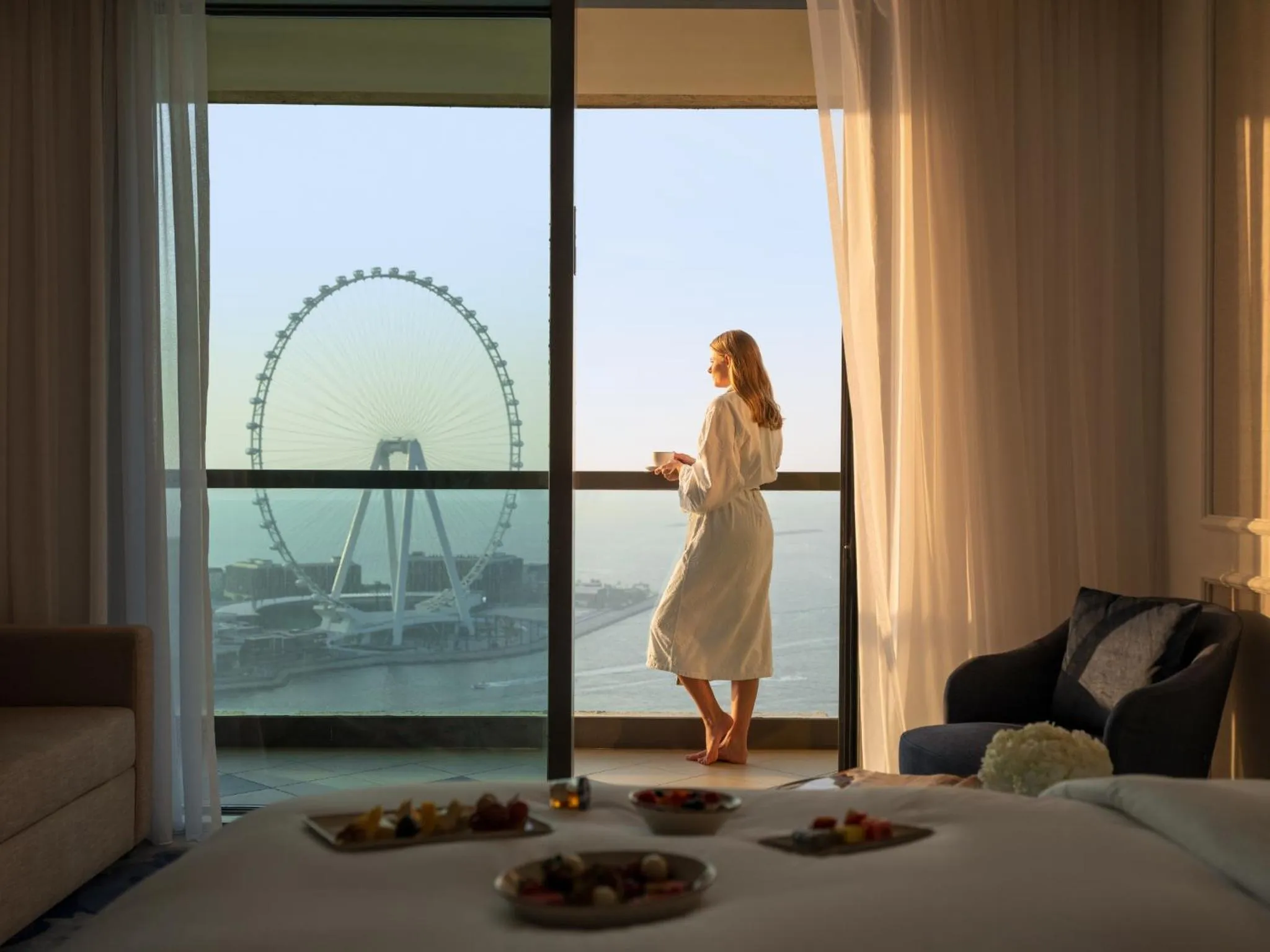 Breakfast, Bed in Sofitel Dubai Jumeirah Beach