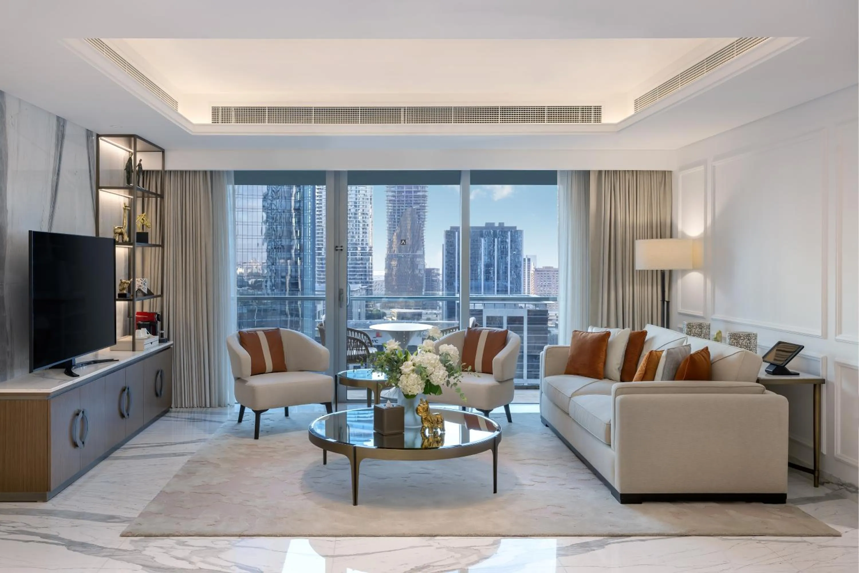 Living room in Address Dubai Mall