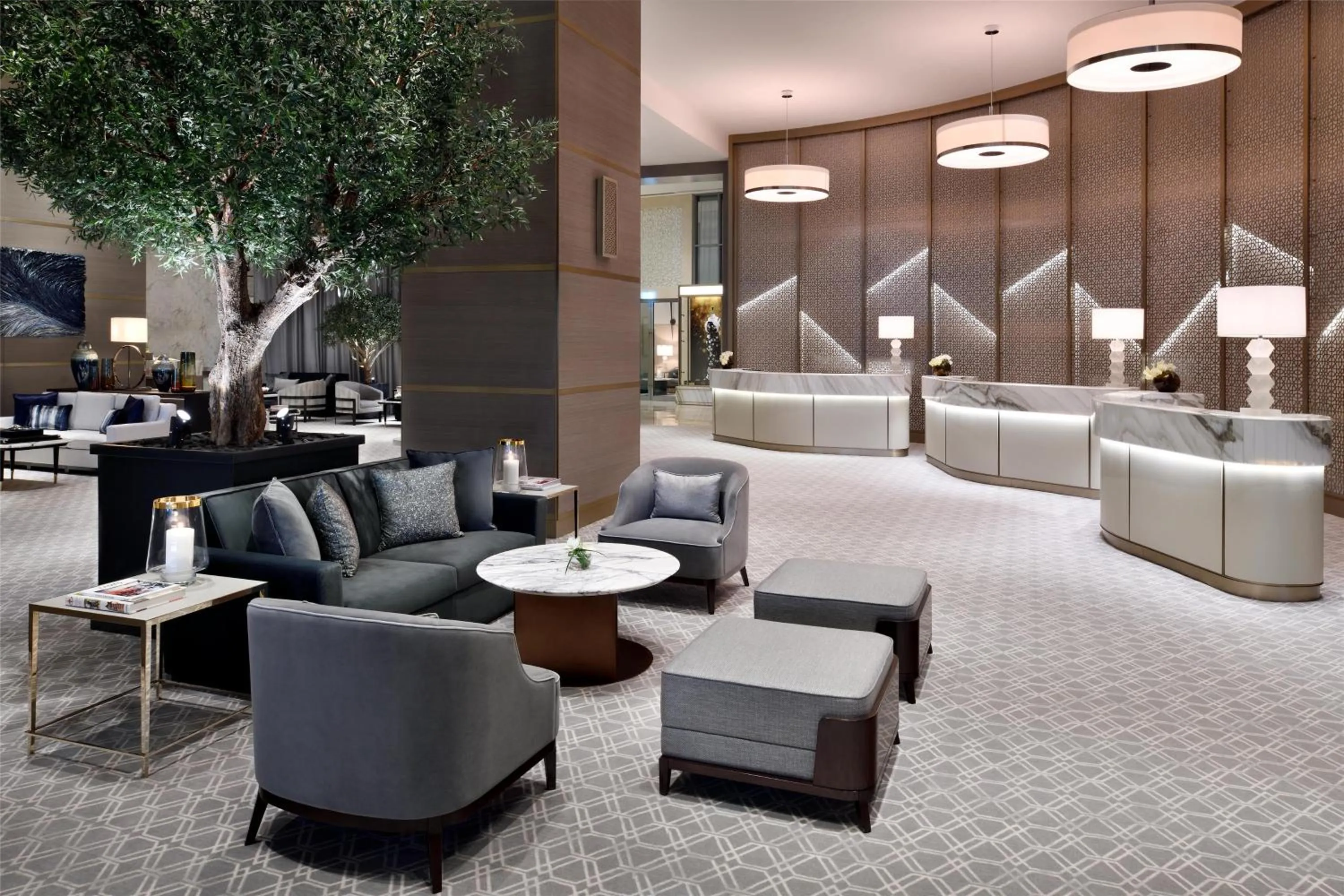 Lobby or reception in Kempinski Central Avenue Dubai