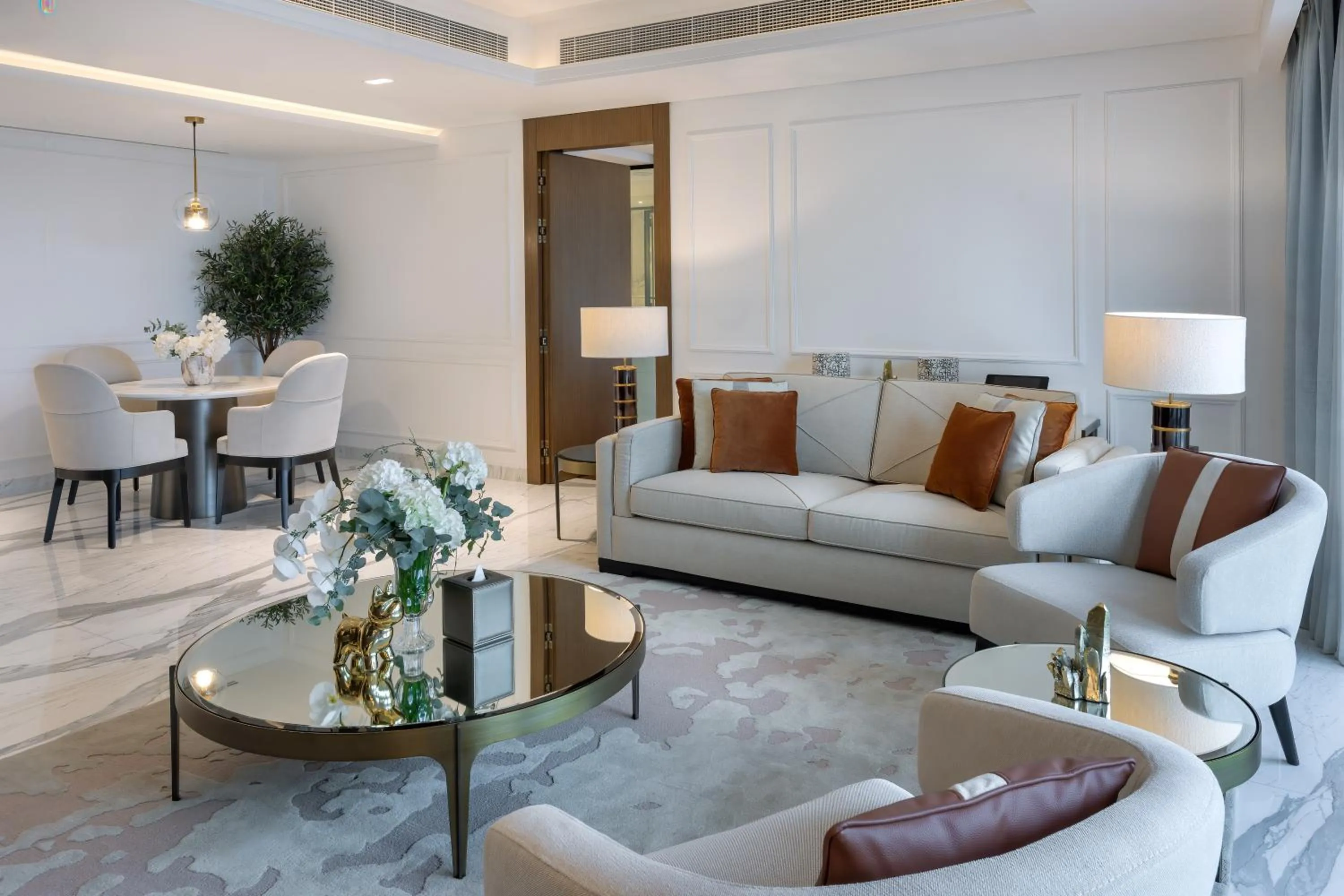 Living room in Address Dubai Mall