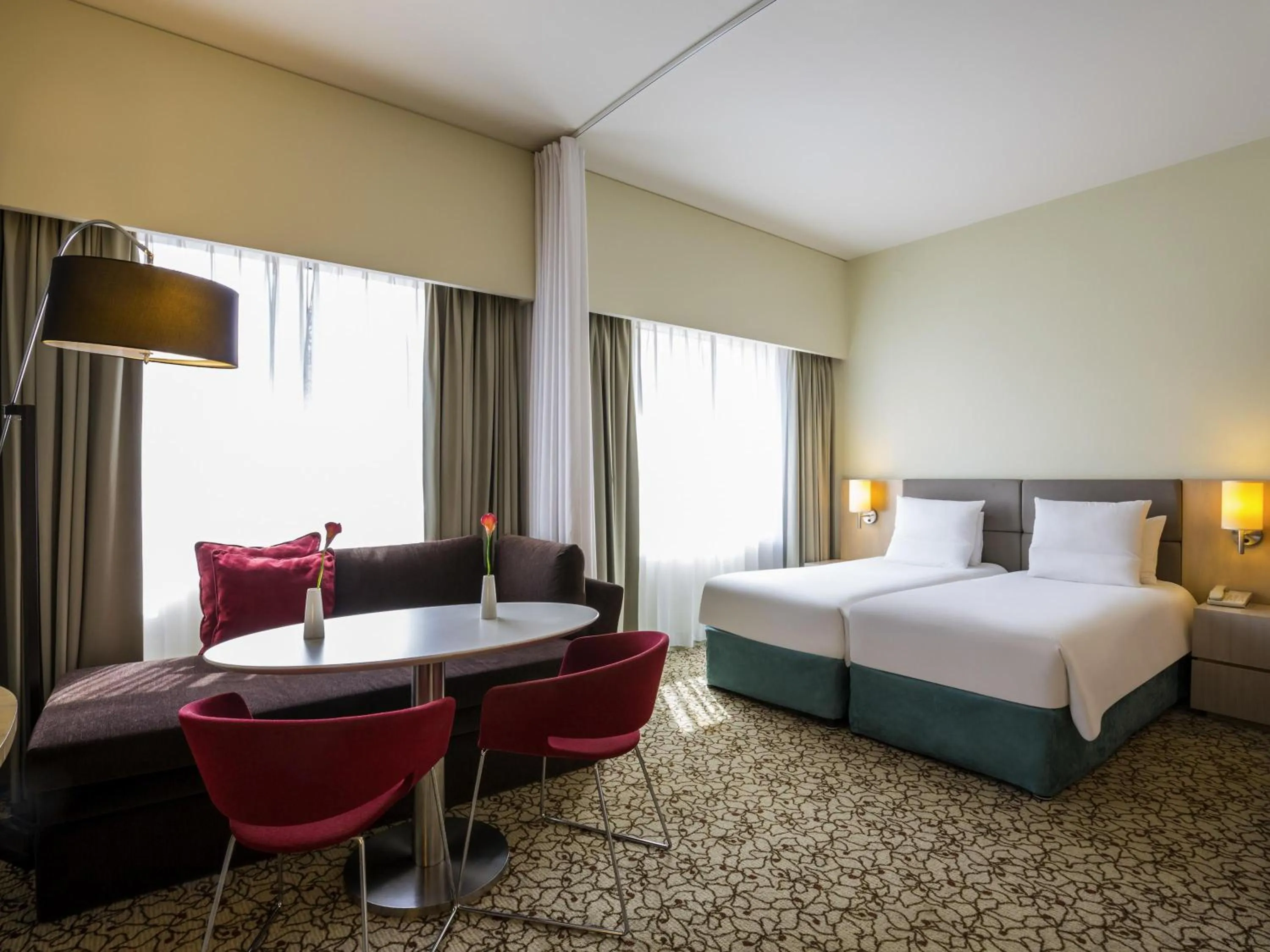 Bedroom, Bed in Novotel Suites Mall Avenue Dubai