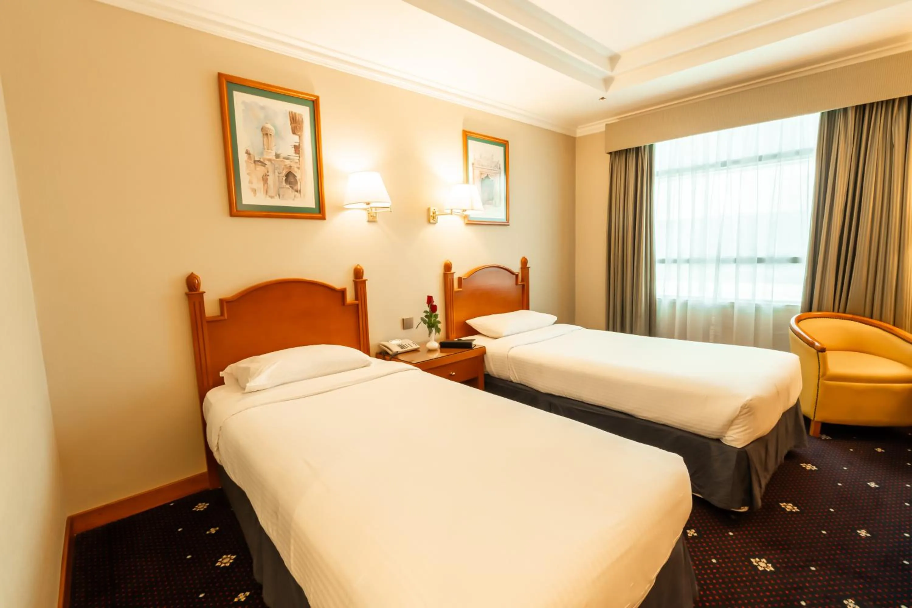 Bed in Sea View Hotel Dubai