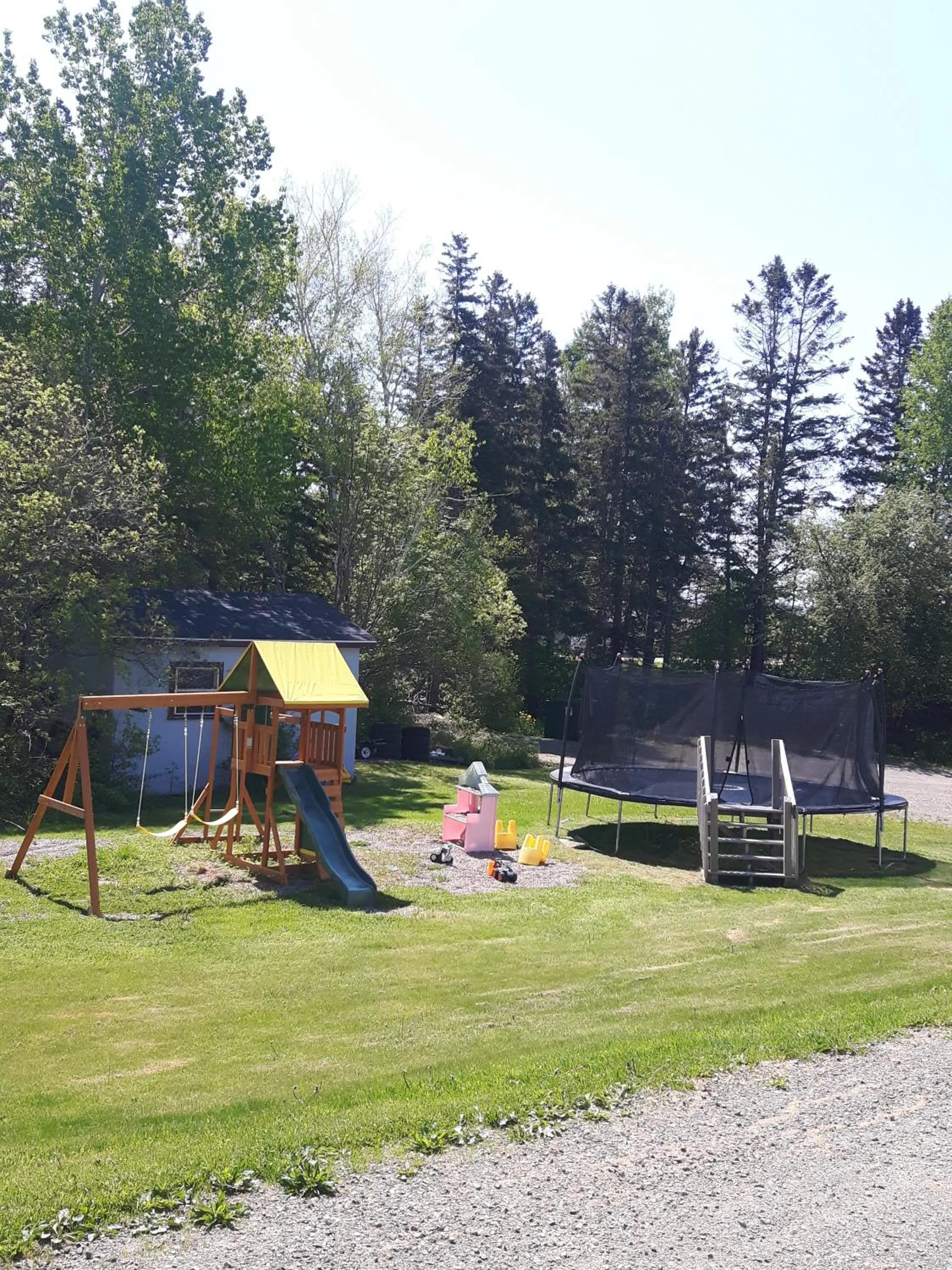 Children play ground in Fair Isle Motel & The Nest