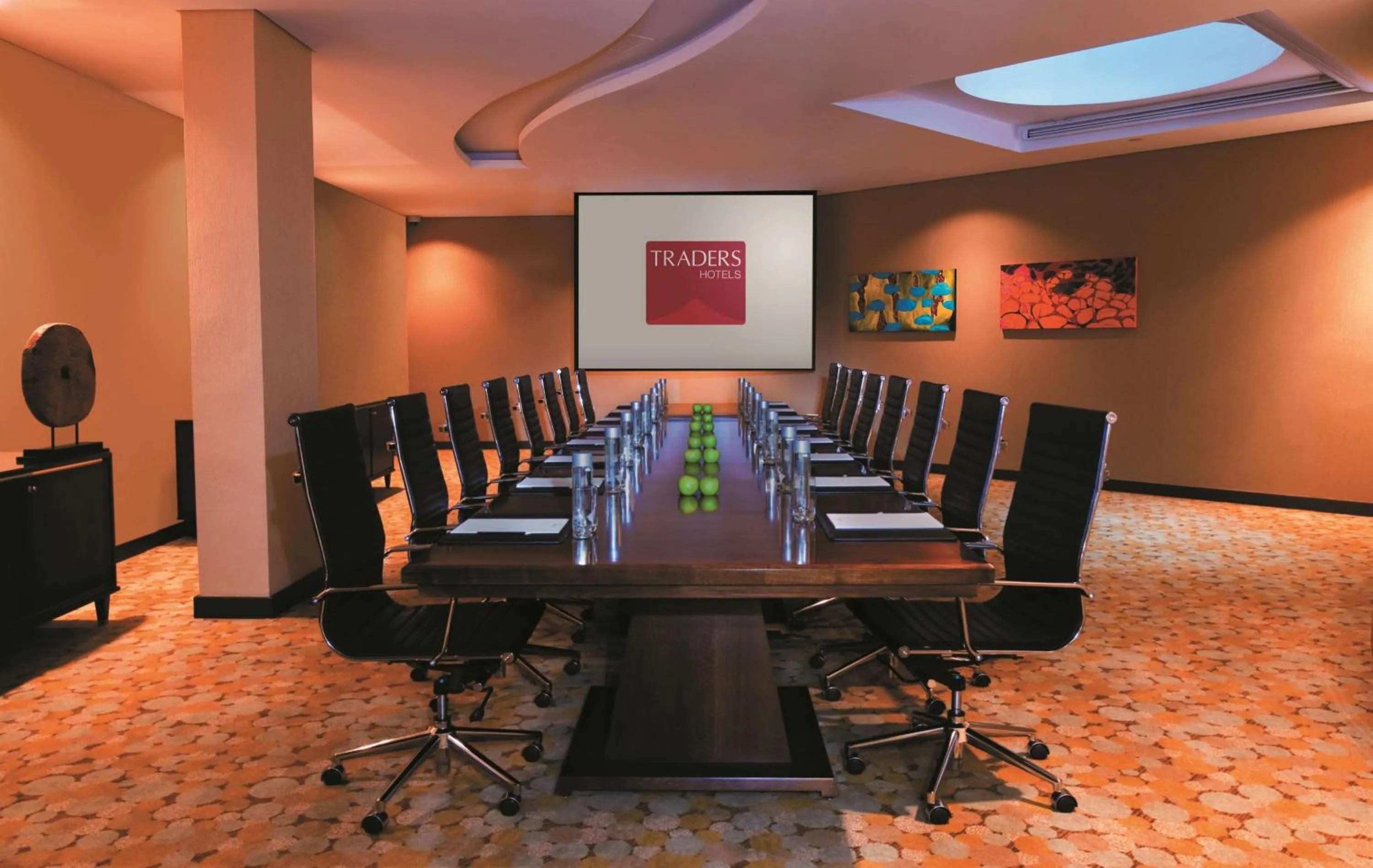 On site in Traders Hotel, Abu Dhabi