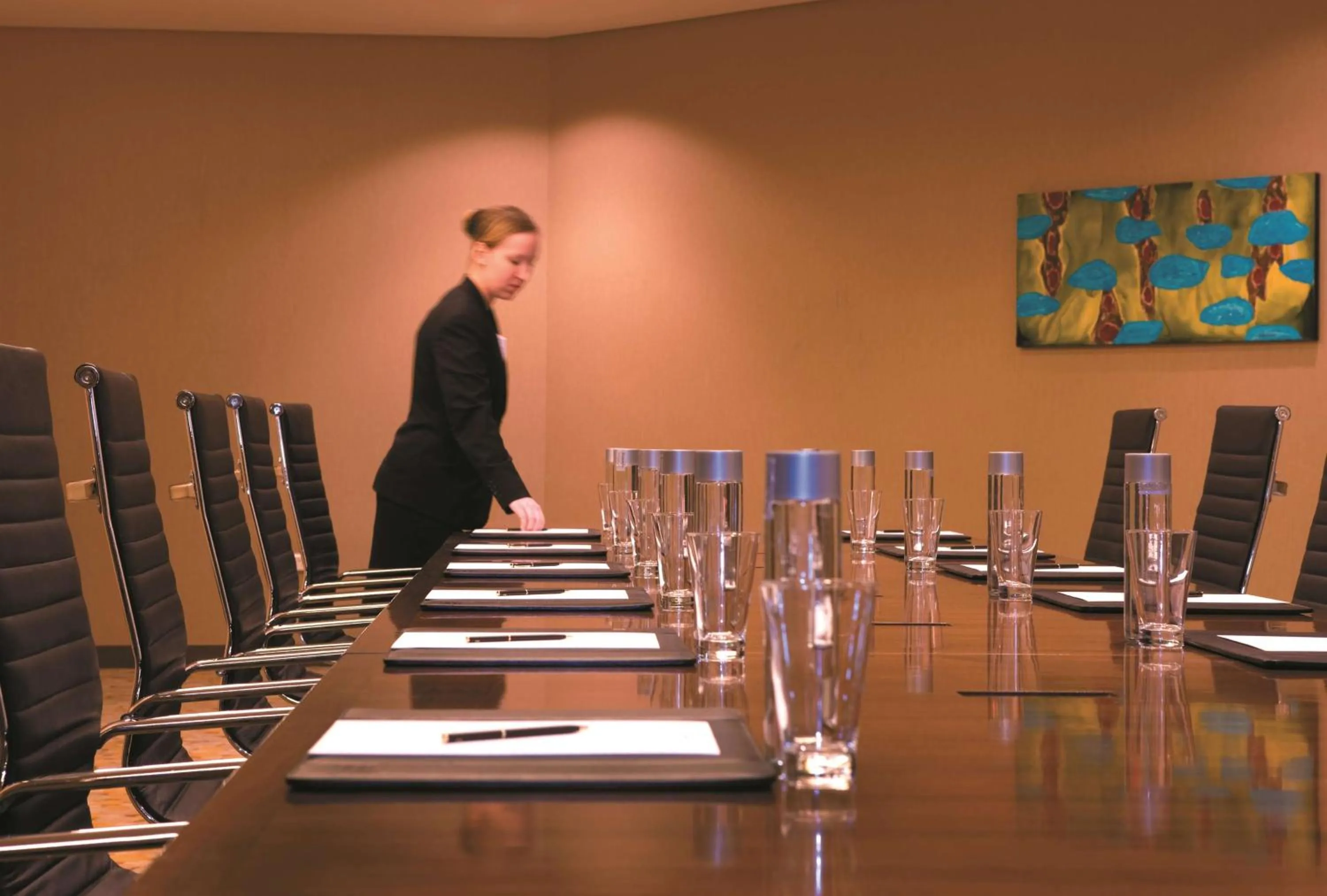 On site in Traders Hotel, Abu Dhabi