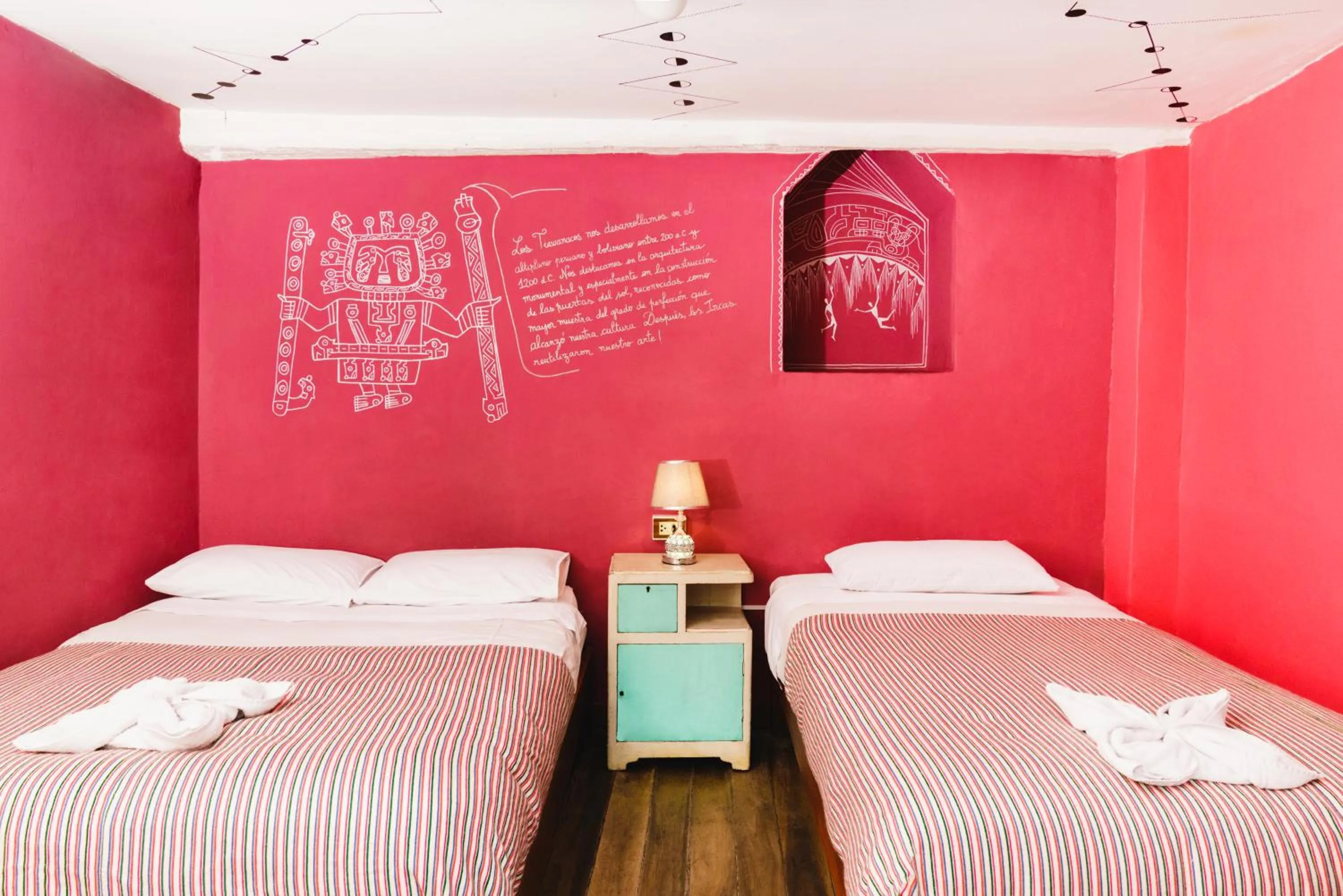 Bed in Backpacker La Bo'M