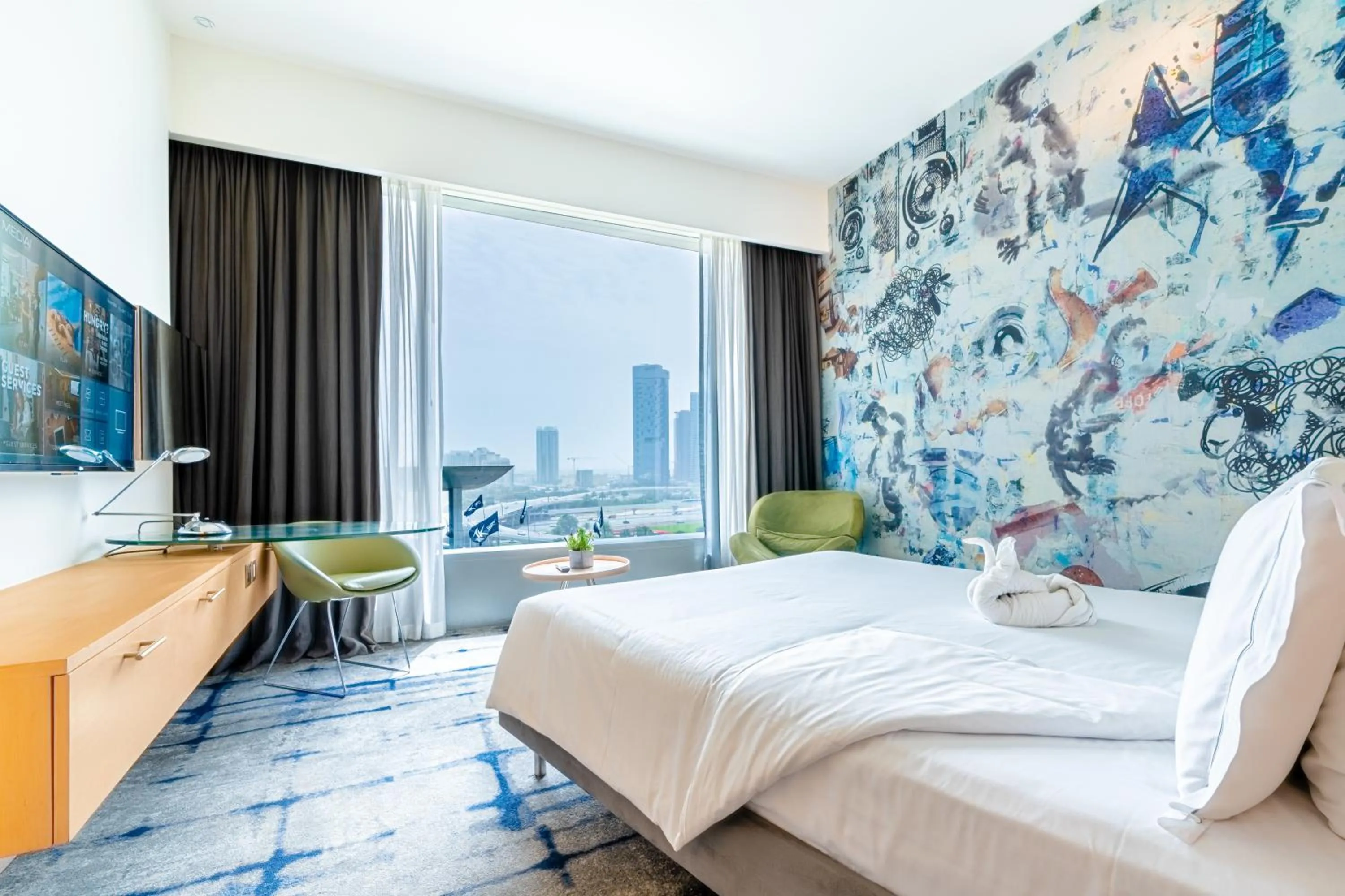 Bed in Media One Hotel