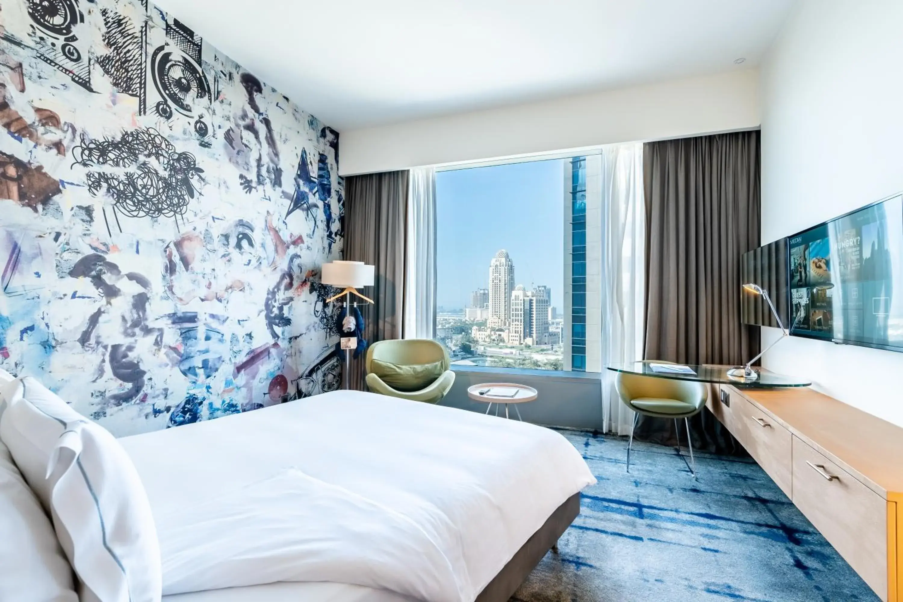 Classic Room with Palm View and Club Lounge Access in Media One Hotel Classic Room with Palm View and Club Lounge Access in Media One Hotel