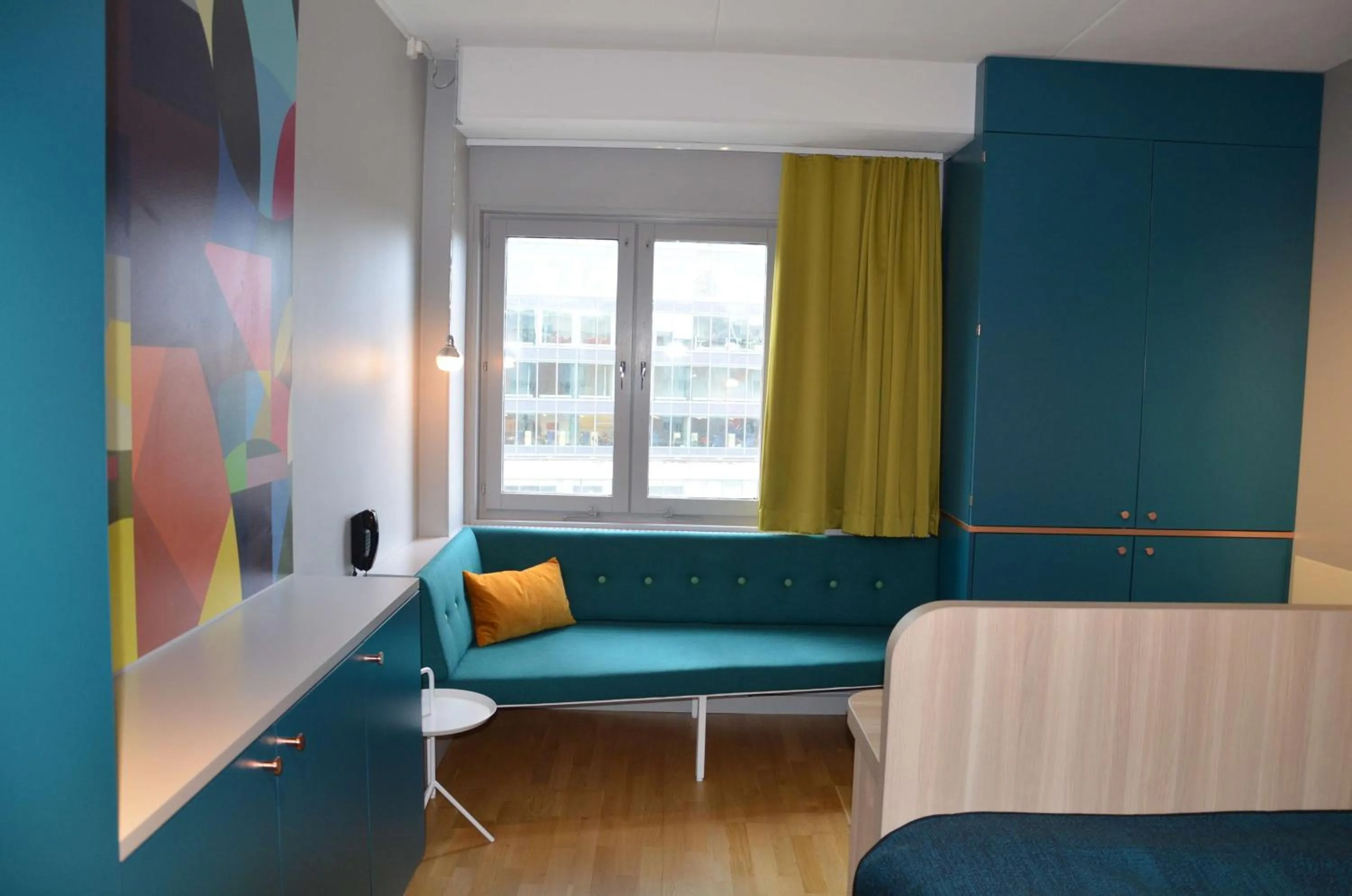 Bedroom in Scandic Kista