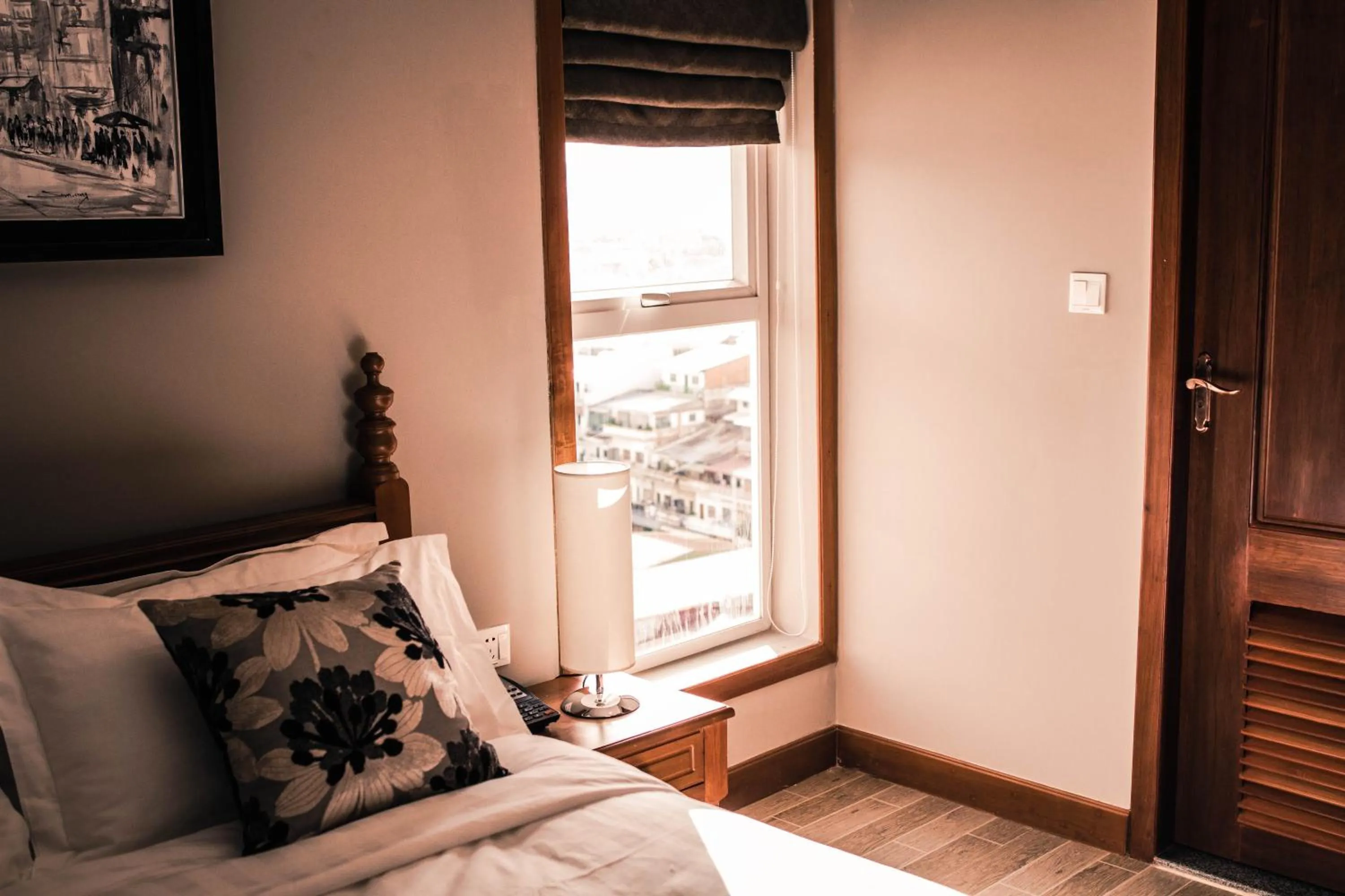 Seating area in Point Boutique Hotel