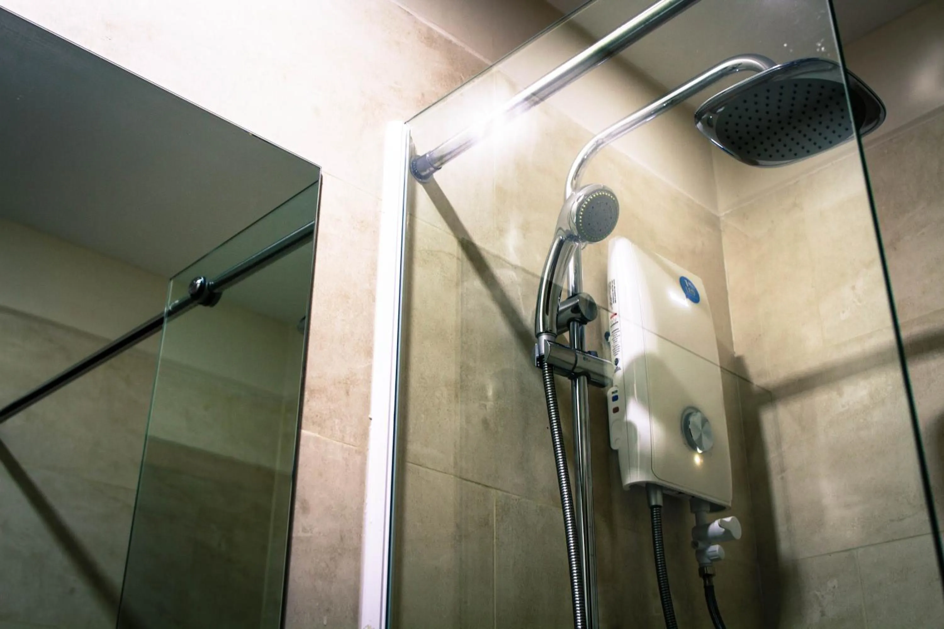 Shower in Point Boutique Hotel