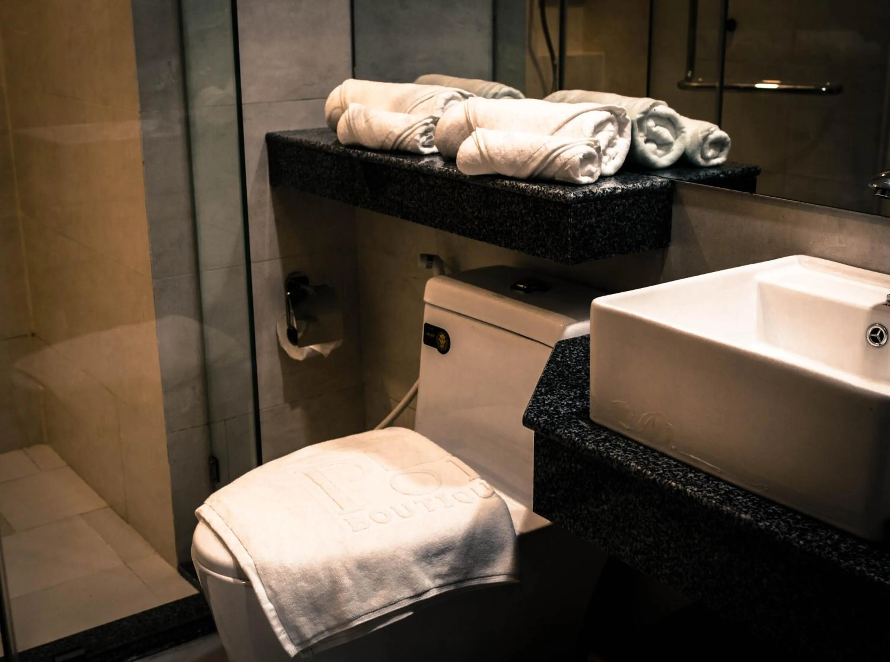 Shower in Point Boutique Hotel