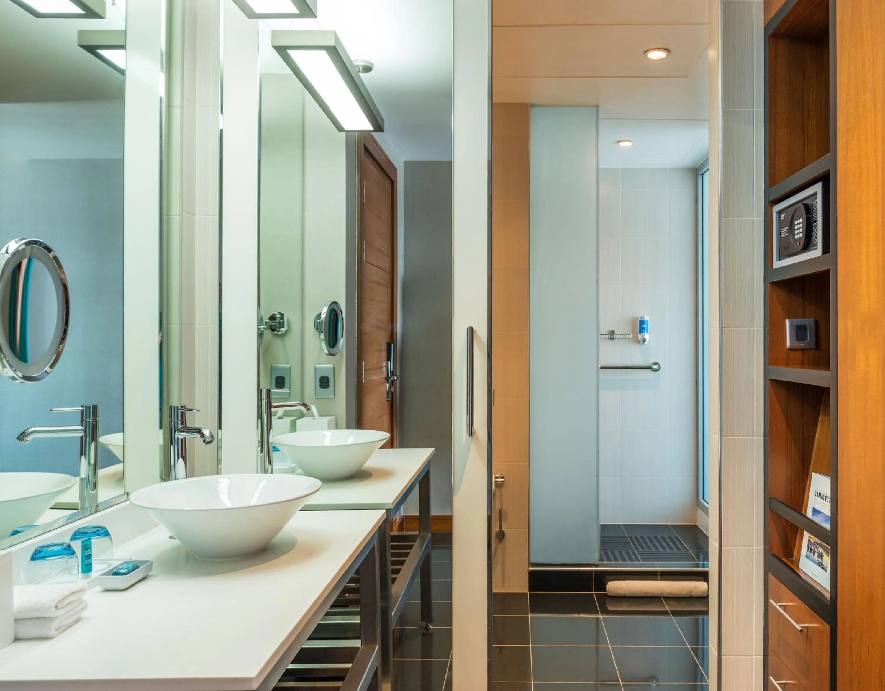 Bathroom in Aloft Abu Dhabi