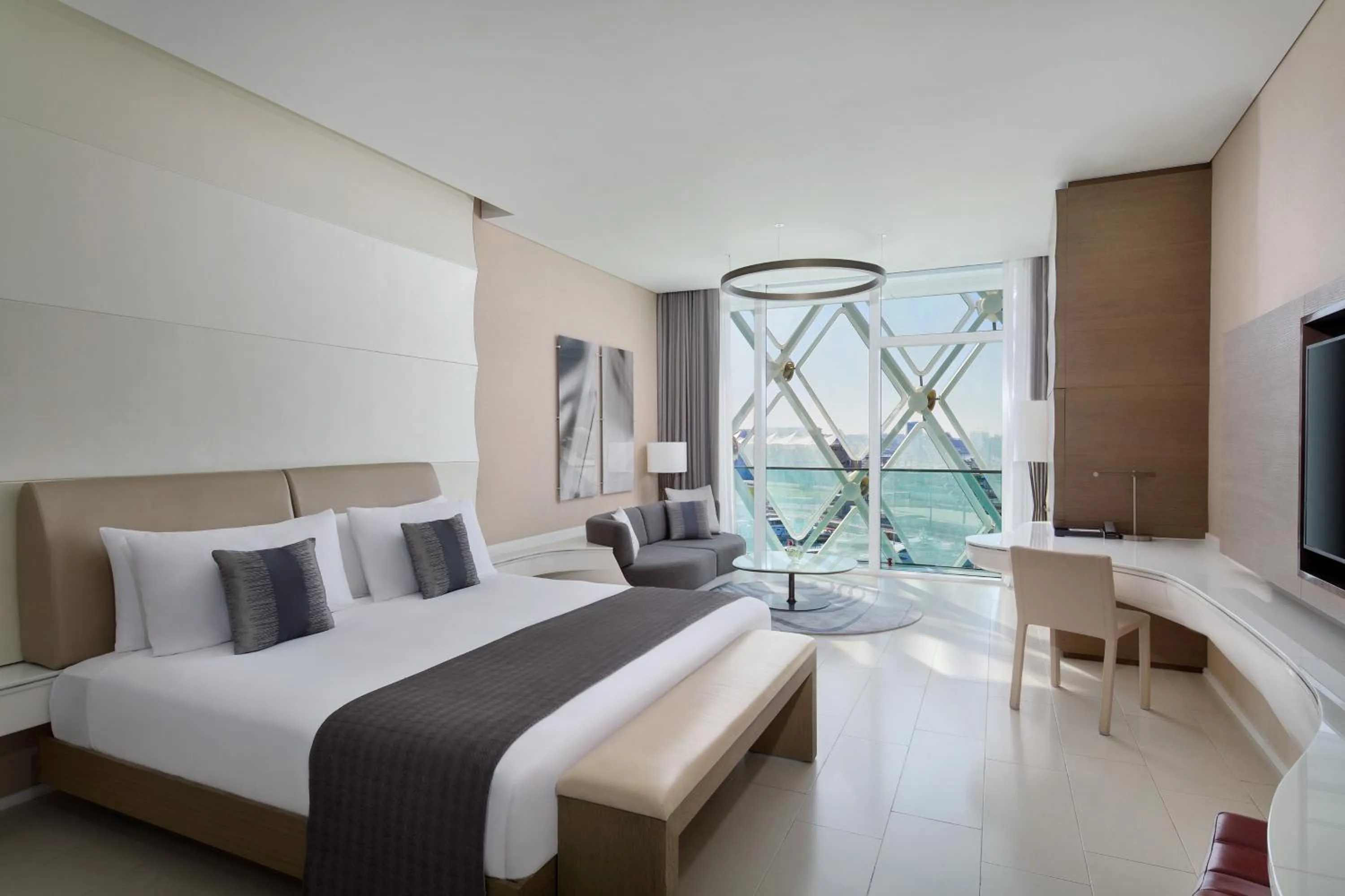 Bedroom, Bed in W Abu Dhabi - Yas Island