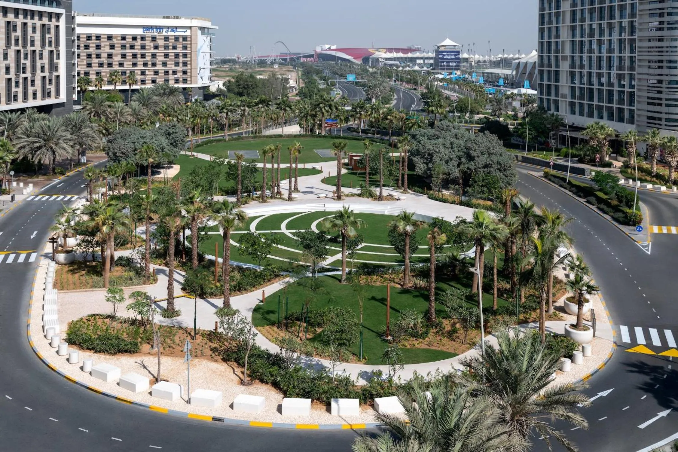 Evening entertainment in Yas Plaza Bay by IHG