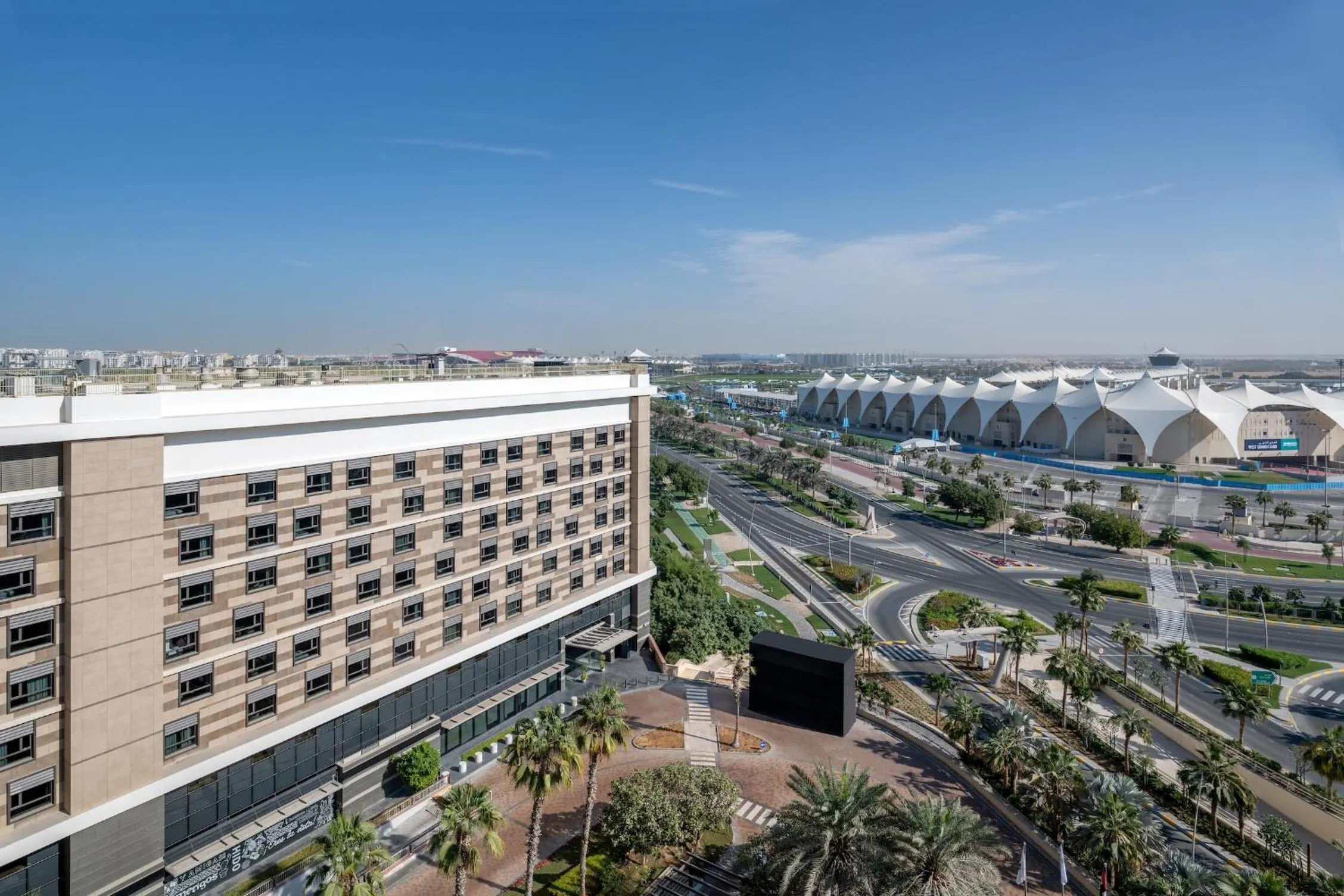 Property building in Yas Plaza Bay by IHG