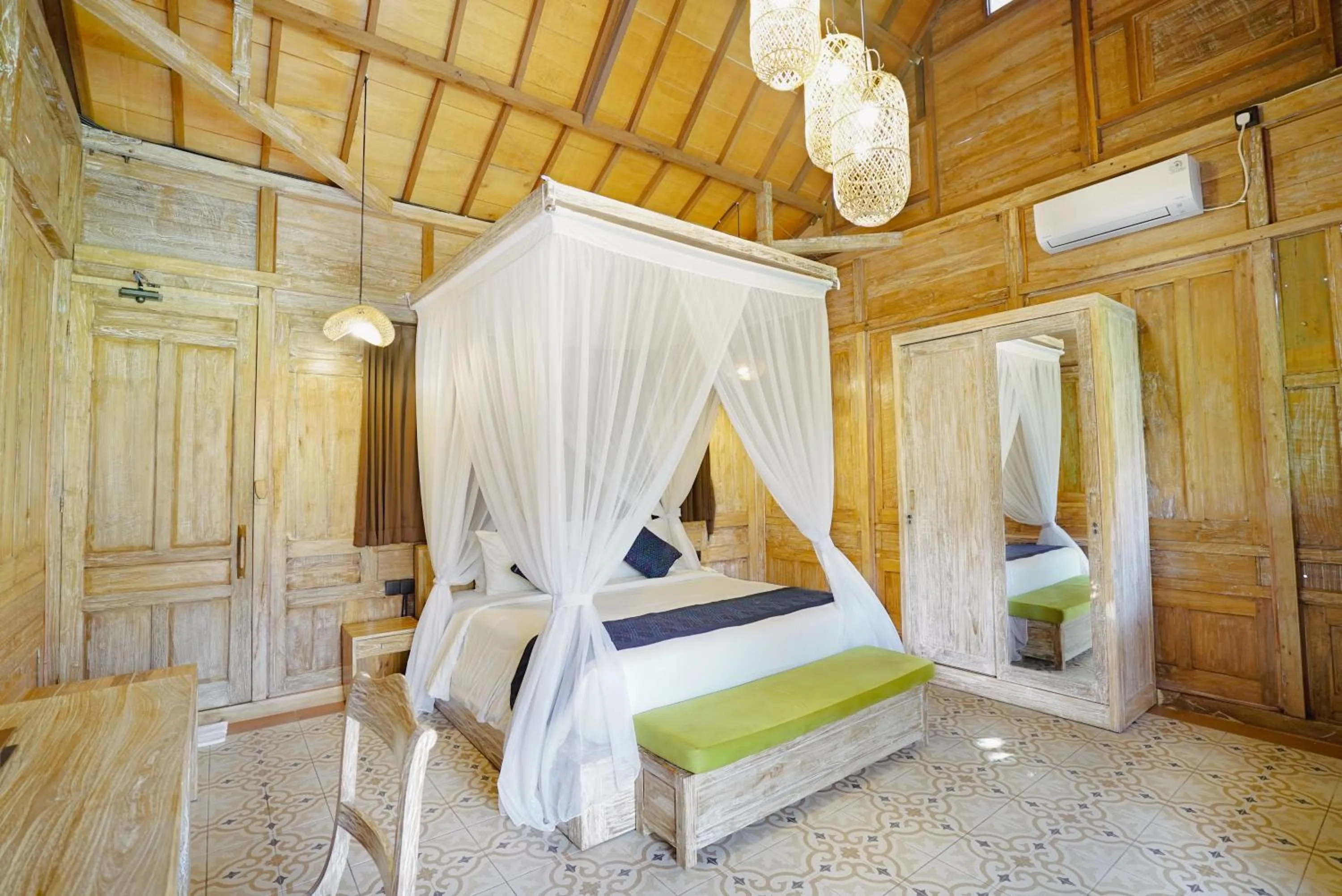 Bed in Royal Casa Ganesha
