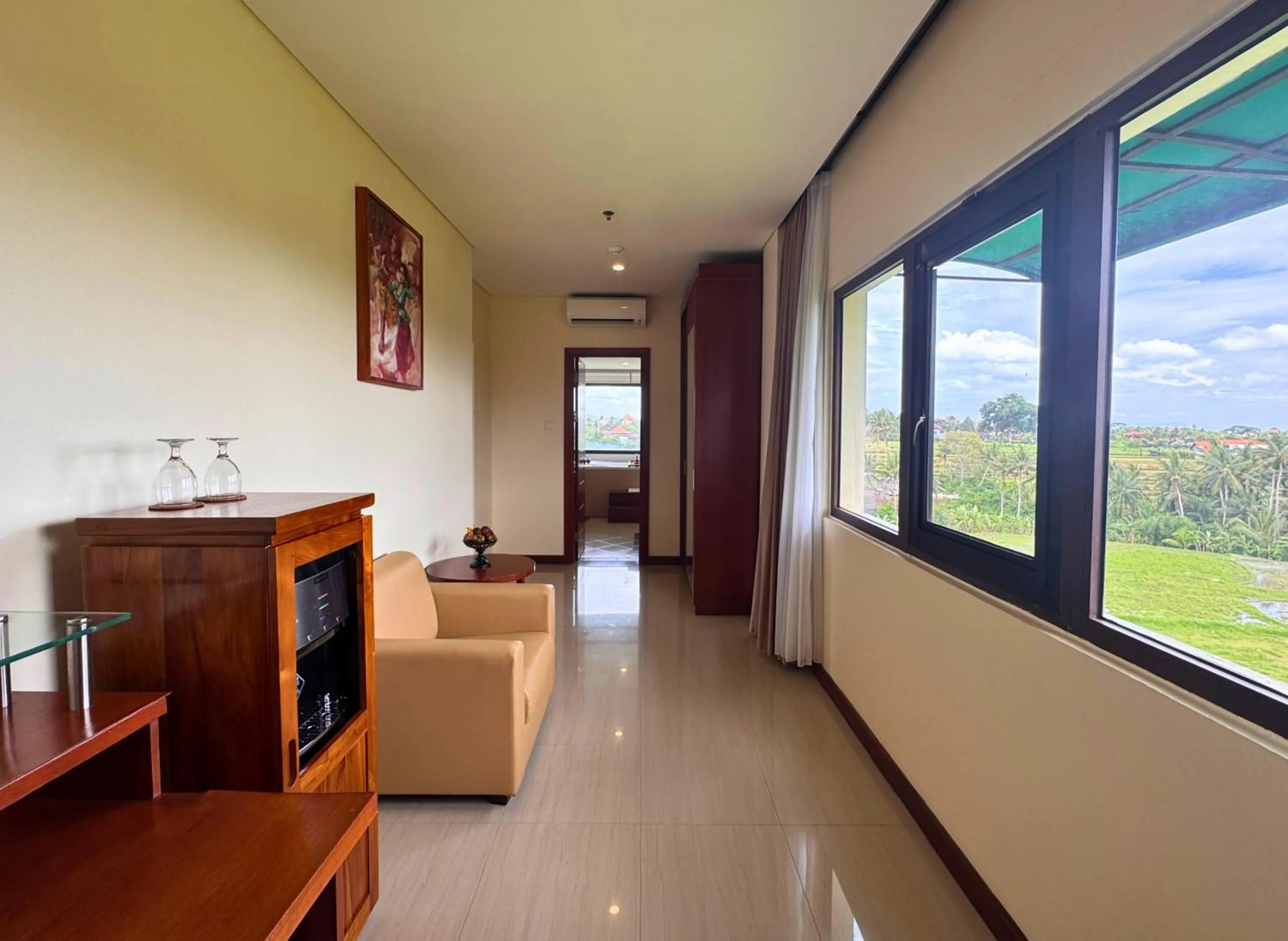 Garden view in Royal Casa Ganesha