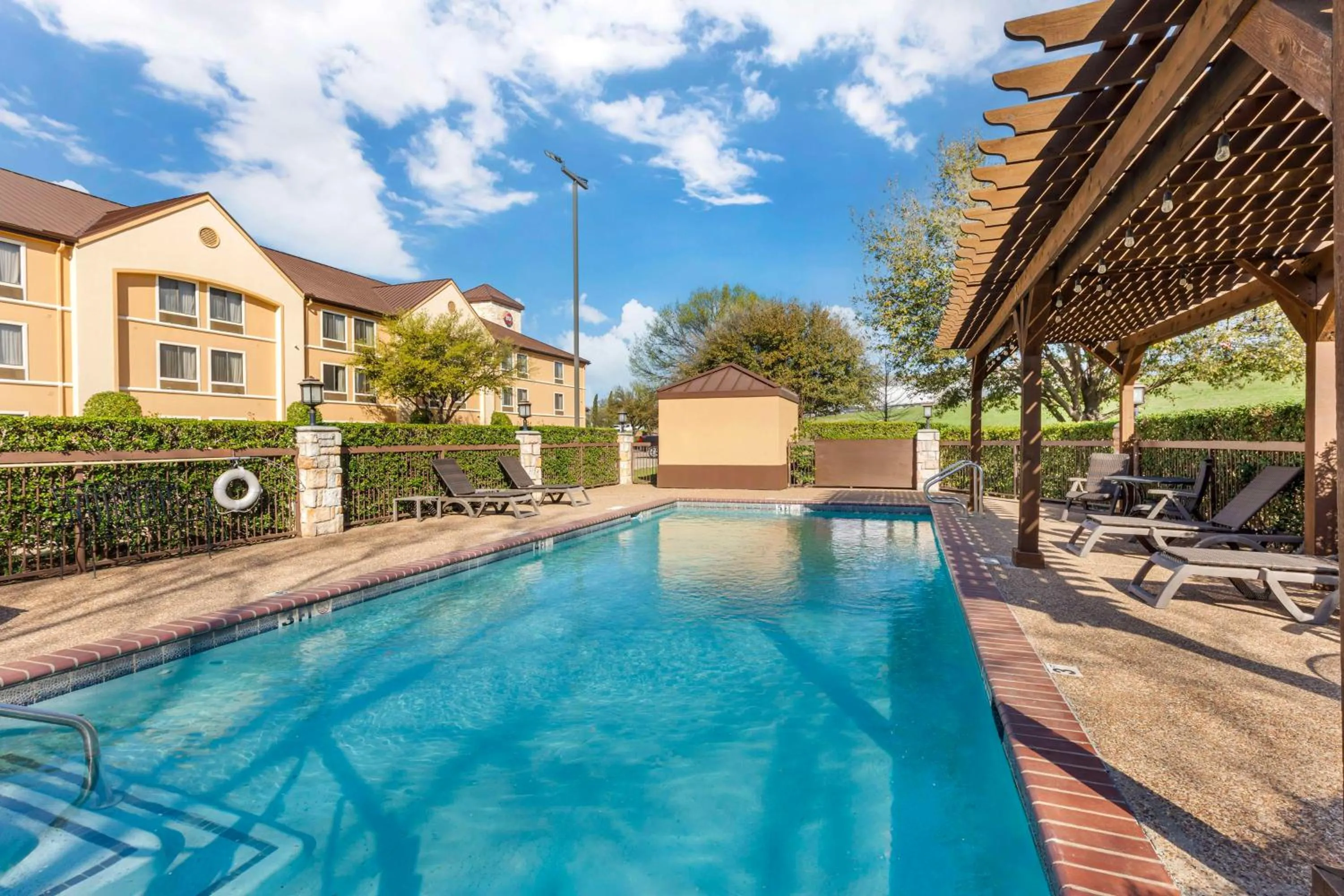 Pool view in Best Western Plus Lewisville Flower Mound