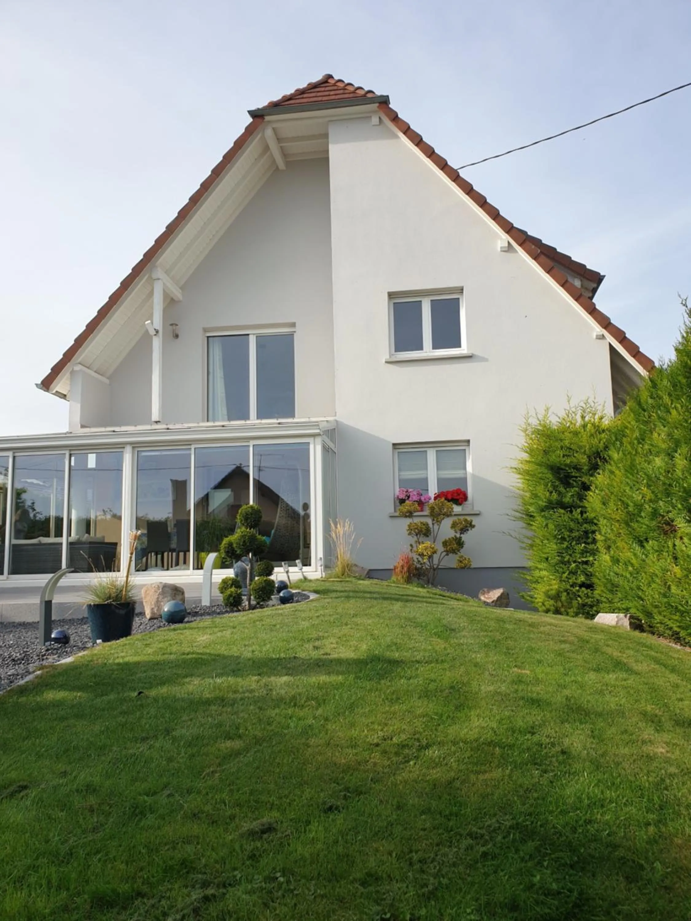 Property building in Chambre d'hôtes Le Lavandin et sa cuisine privative
