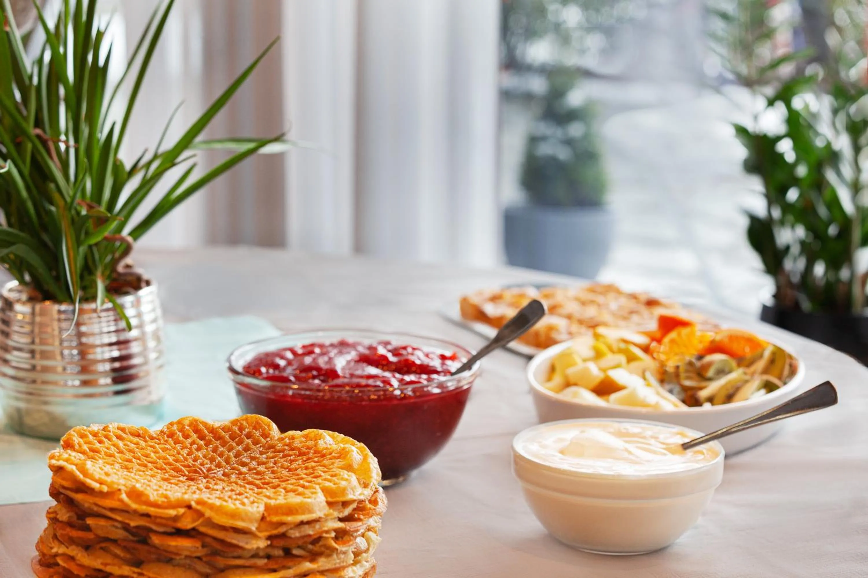 Food close-up in Blix Hotel