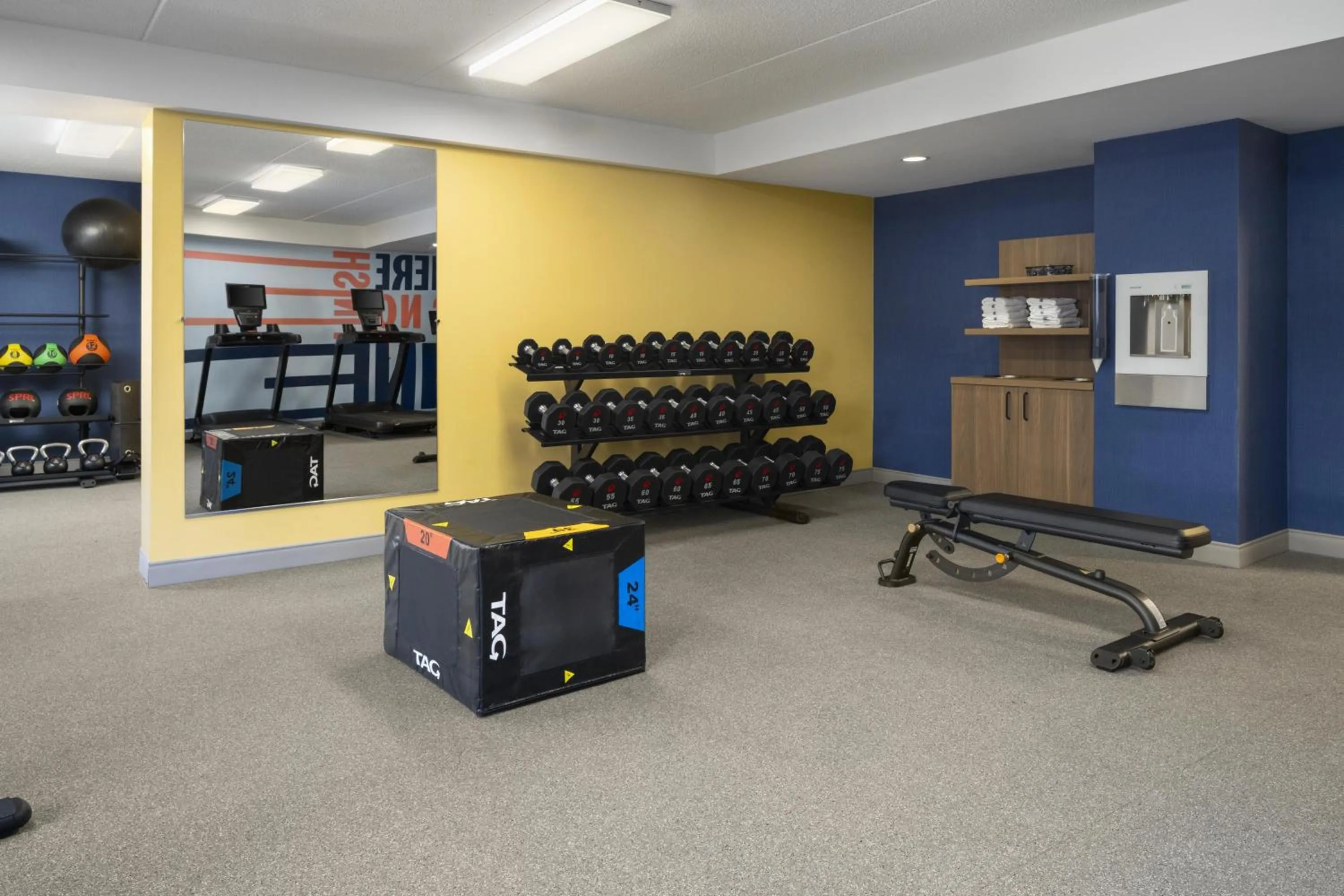 Fitness centre/facilities in Hampton Inn - York