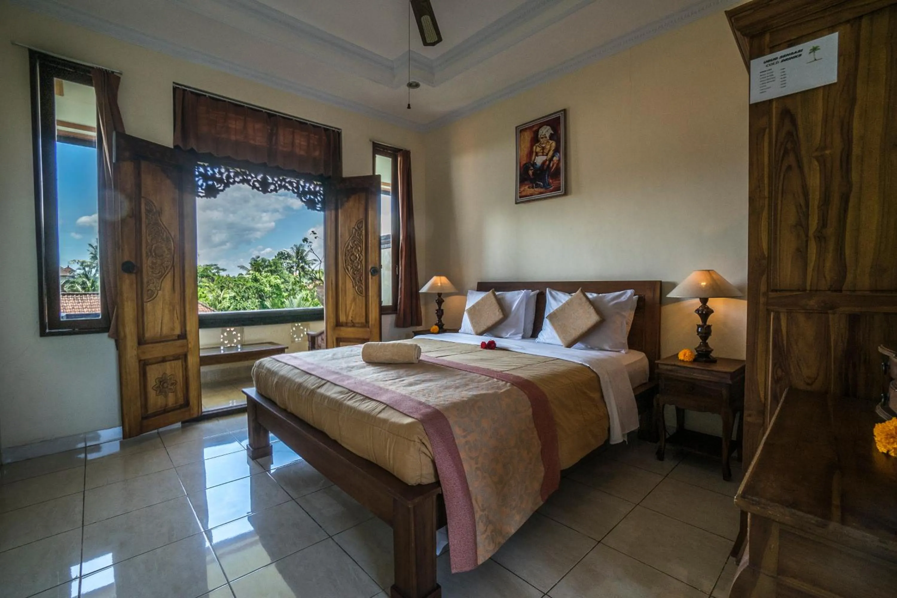 Bedroom, Bed in Ubud Sensasi Bungalow