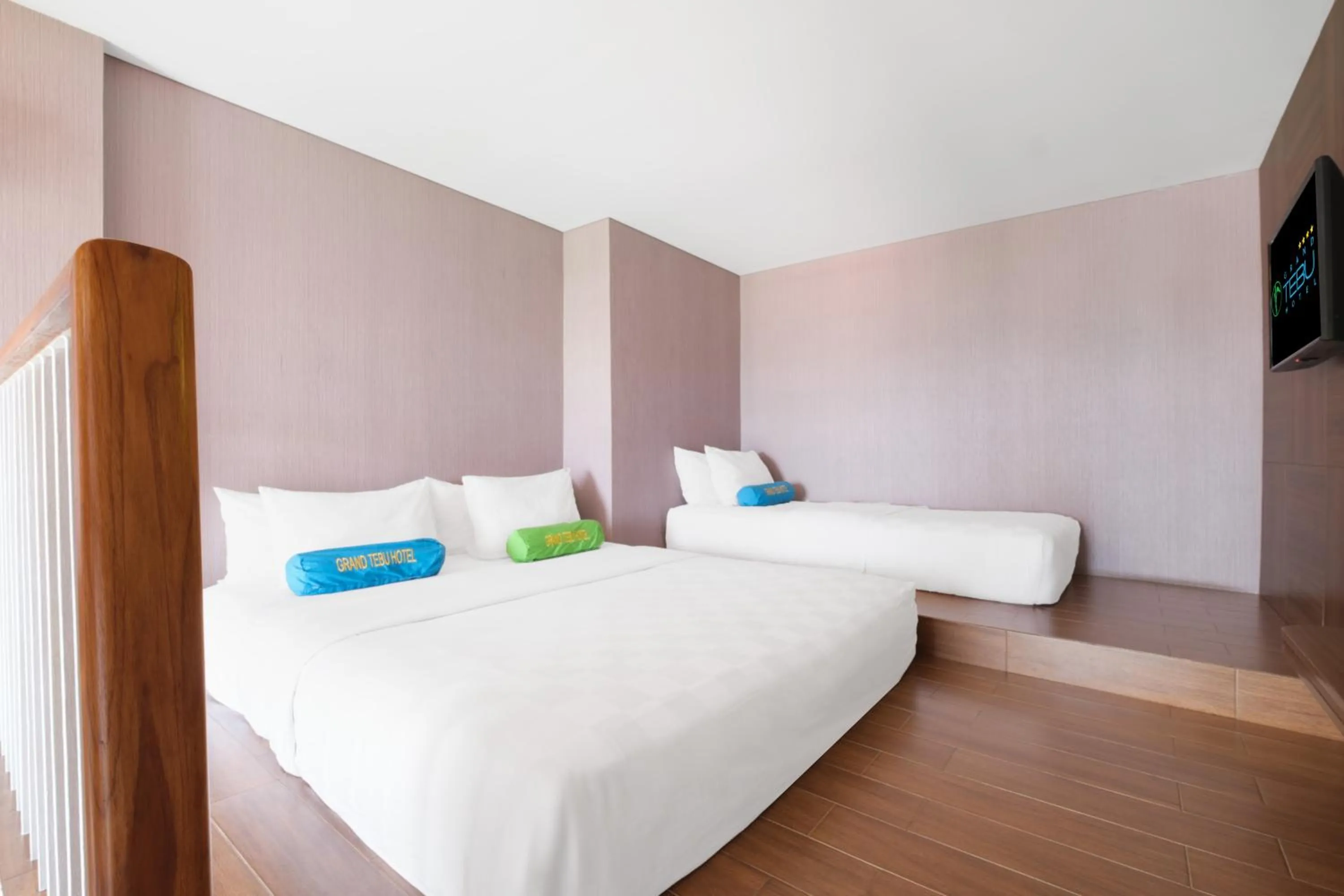 Bed in Grand Tebu Hotel