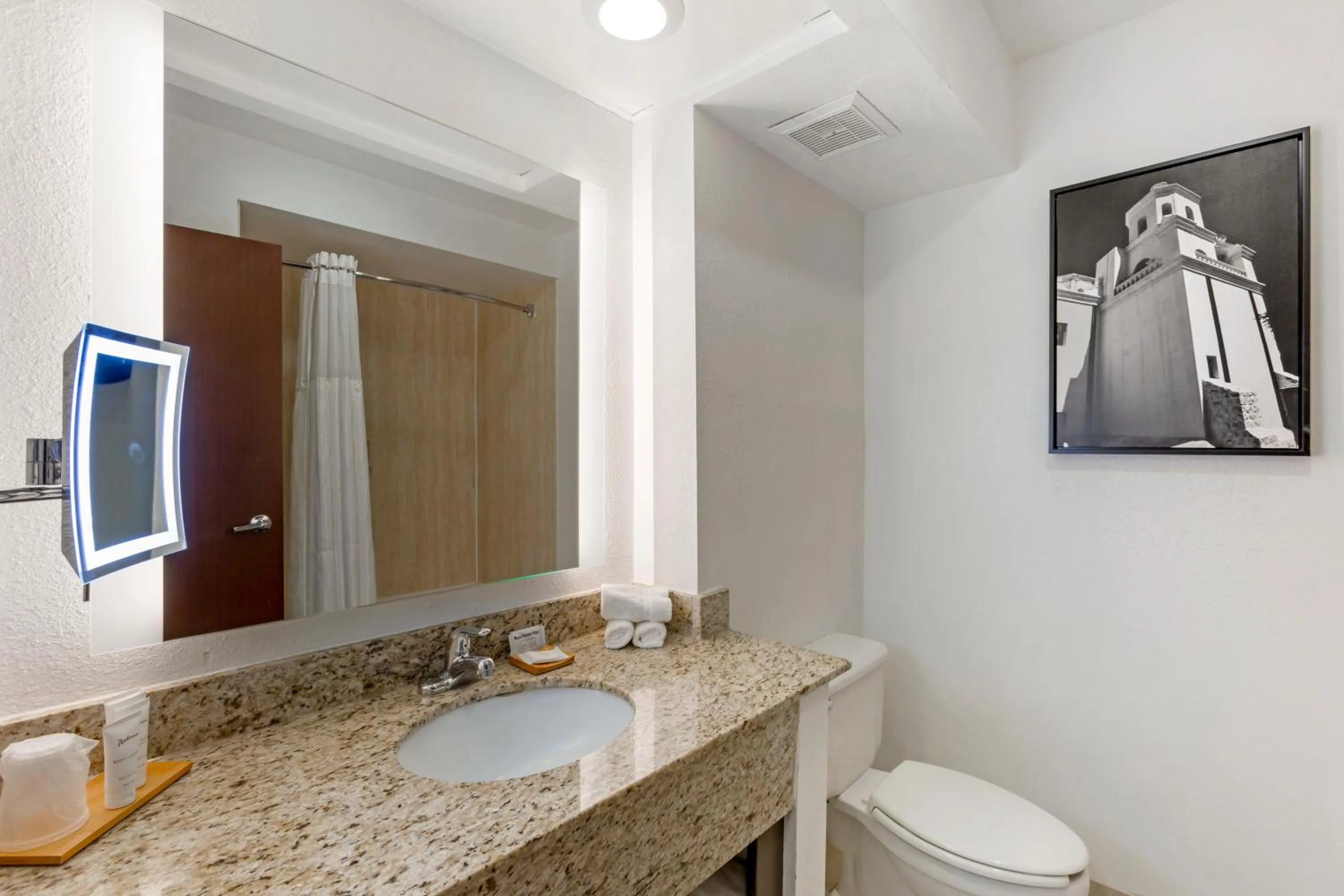 Toilet in Radisson Hotel Casa Grande