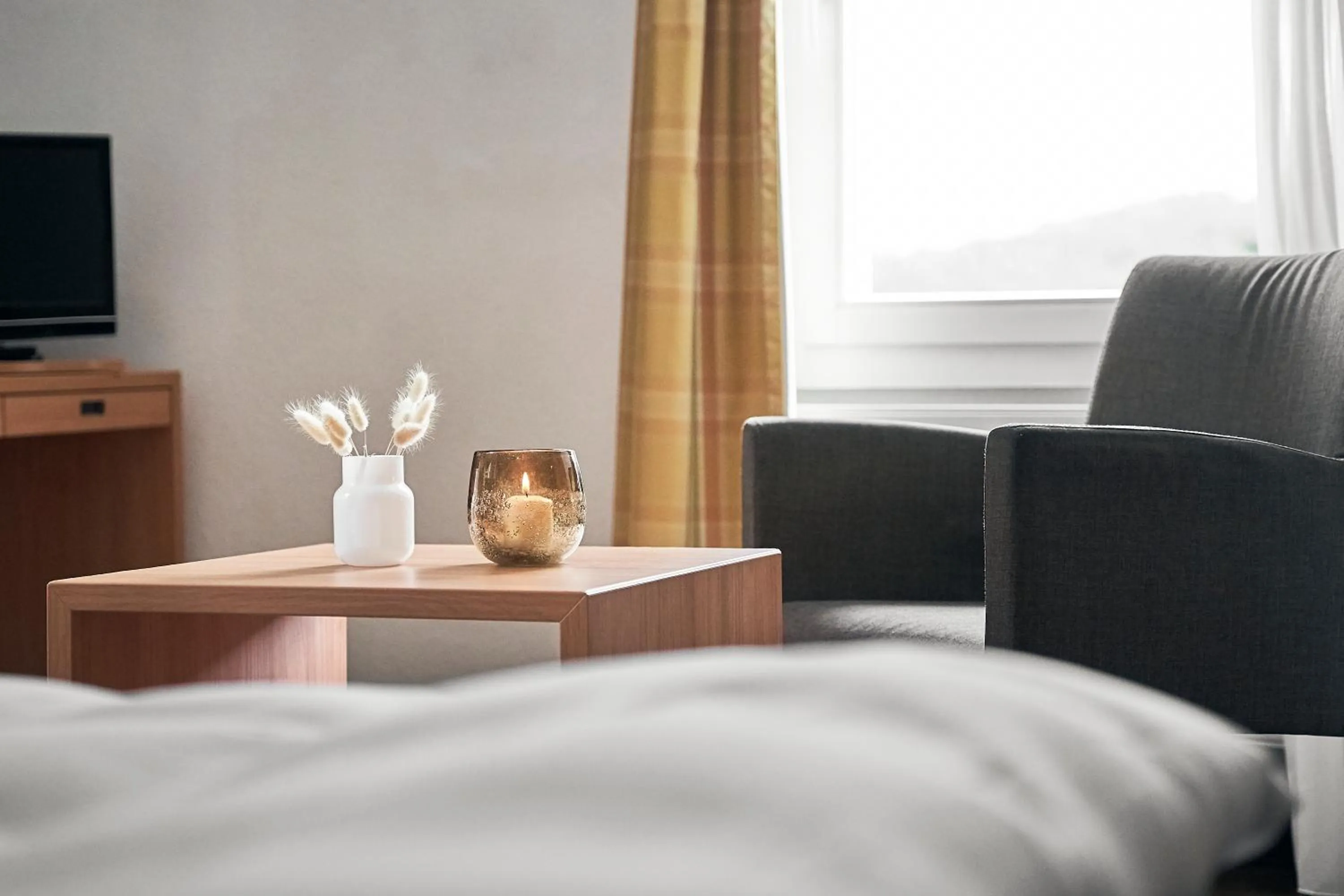 Photo of the whole room, Bed in Parkhaus Hügel