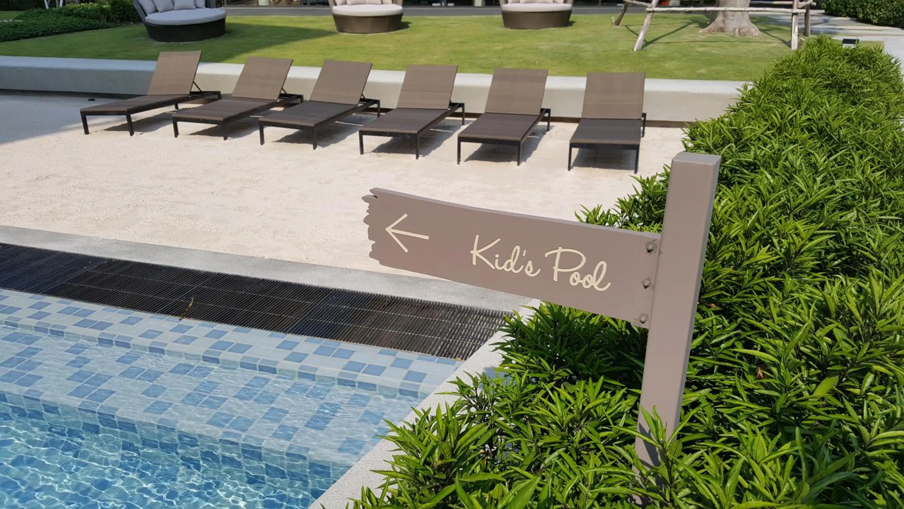 Swimming pool in The Relaxing Room Pool Access at Rain Resort Condominium Cha Am- Hua Hin