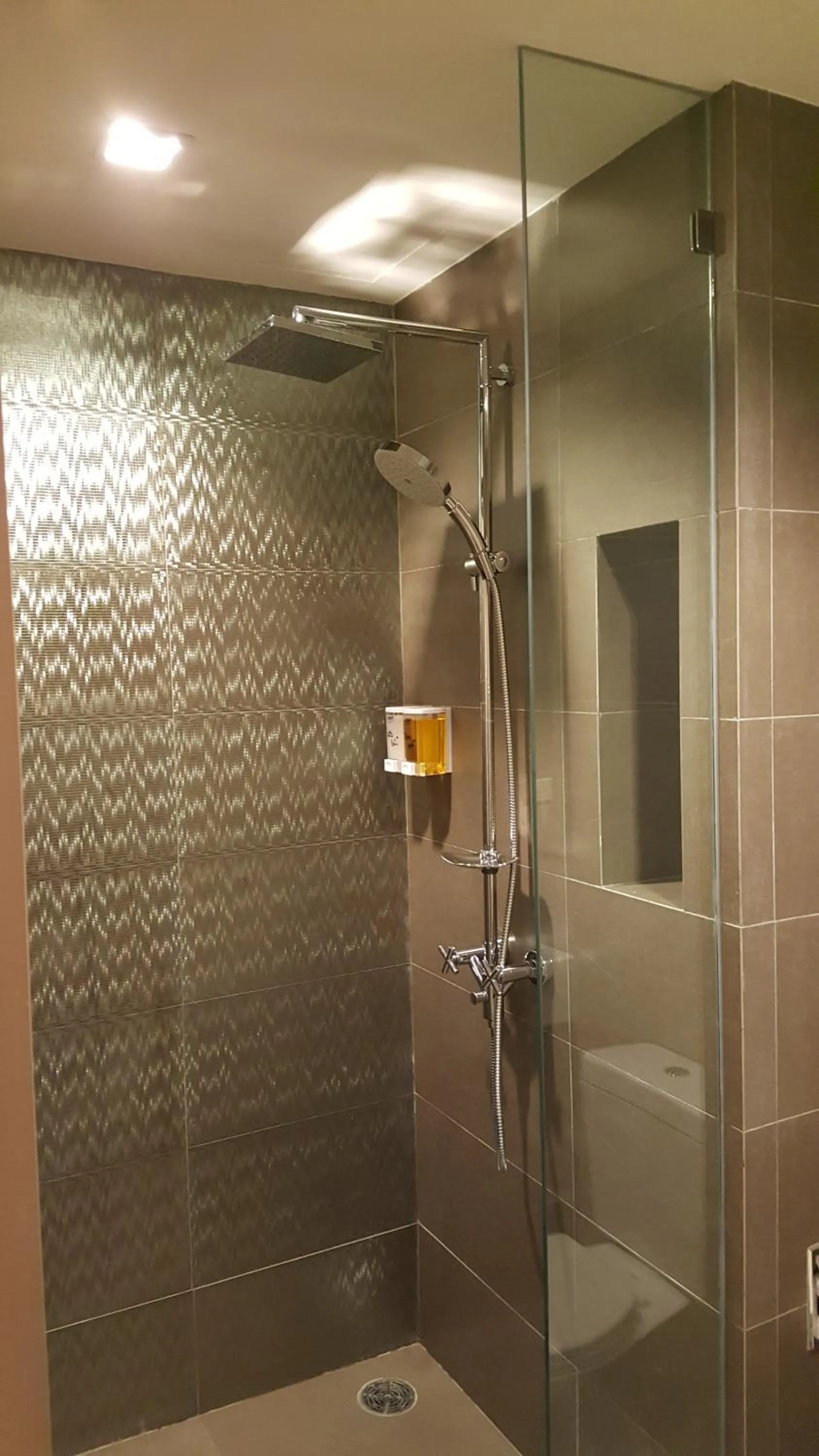 Shower in The Relaxing Room Pool Access at Rain Resort Condominium Cha Am- Hua Hin