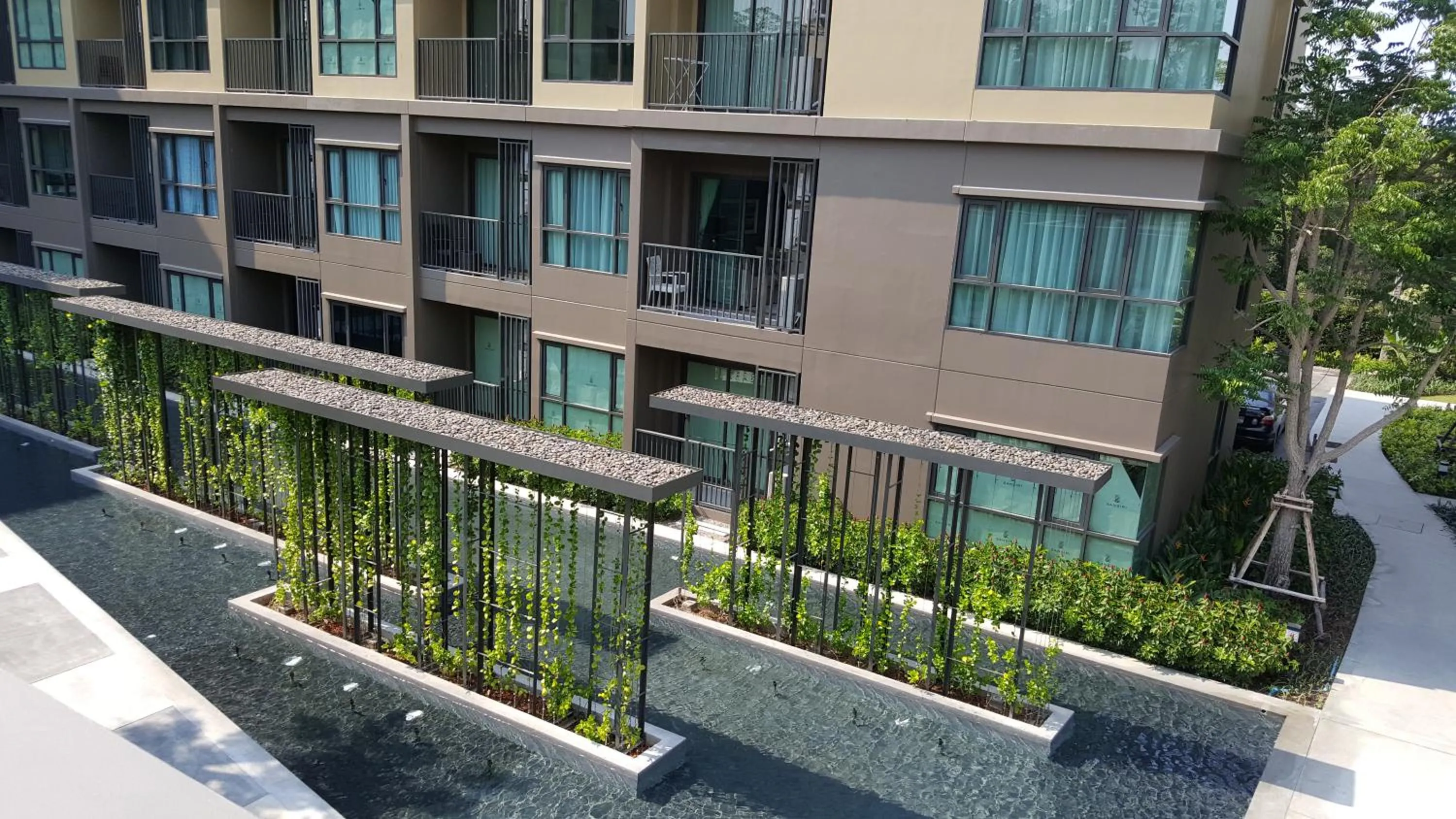 Lobby or reception in The Relaxing Room Pool Access at Rain Resort Condominium Cha Am- Hua Hin