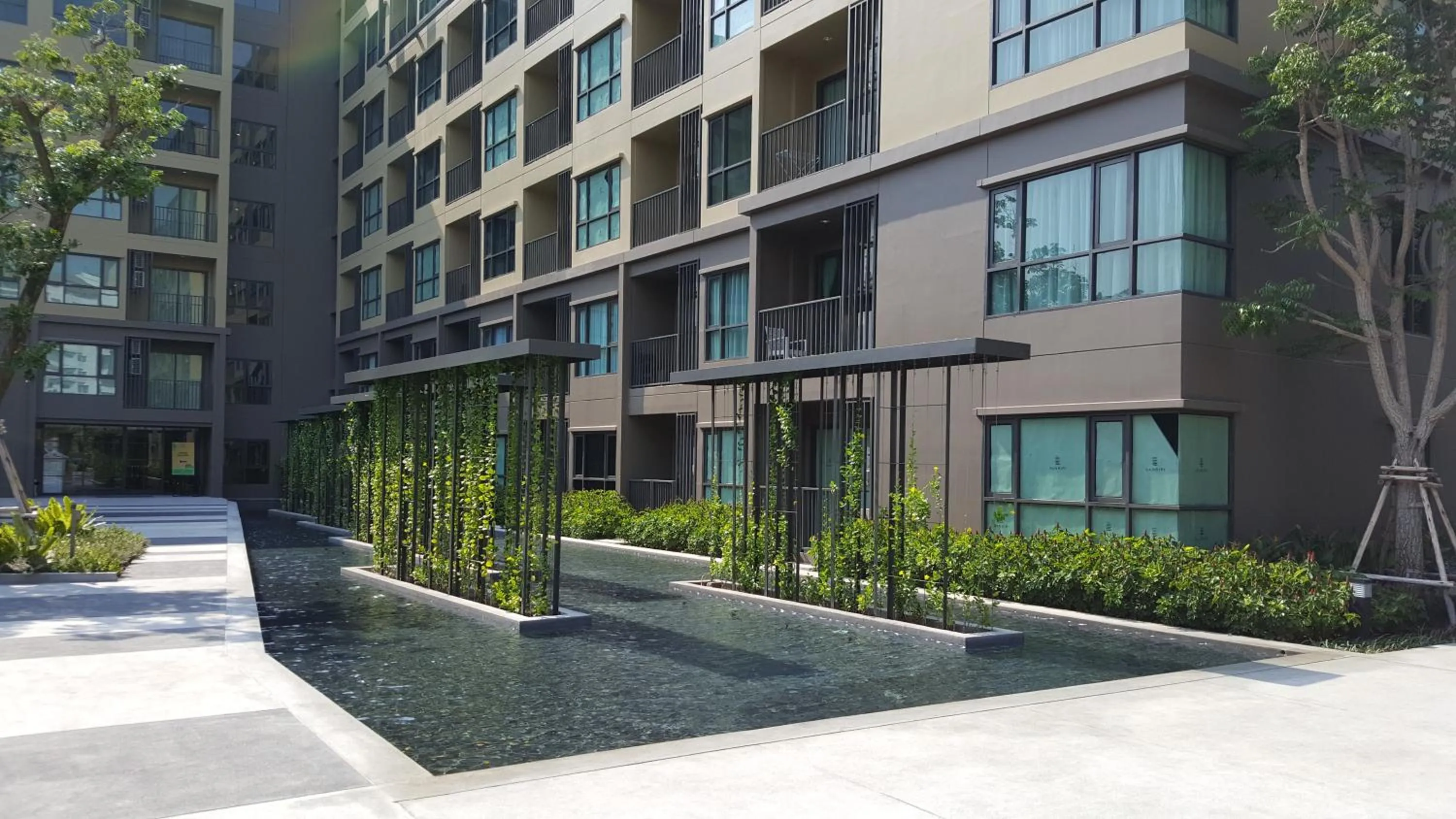 Property building in The Relaxing Room Pool Access at Rain Resort Condominium Cha Am- Hua Hin