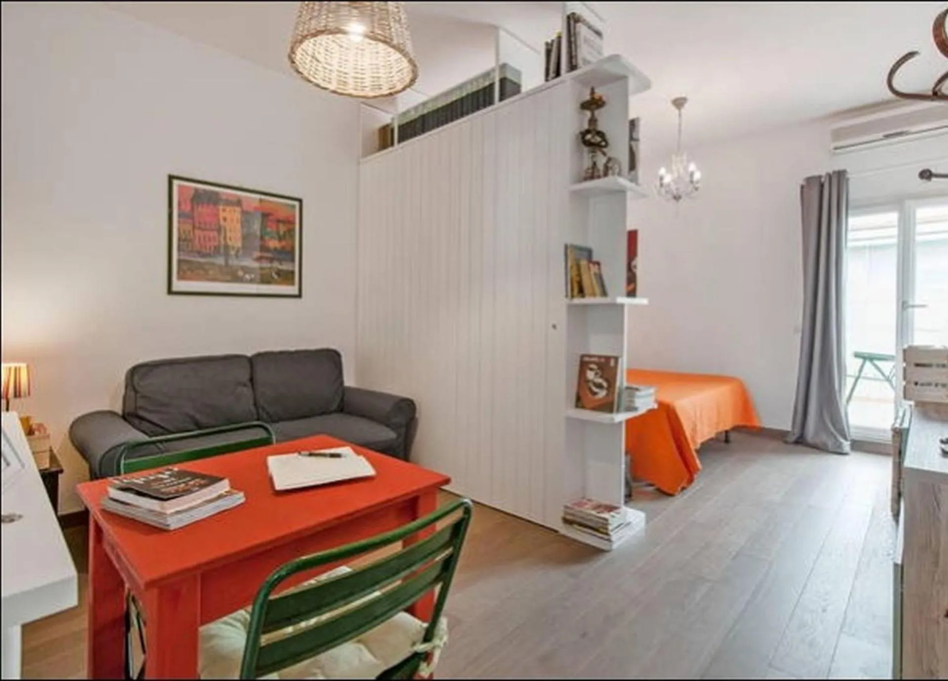 Seating area in L'Attichetto di Ponte Milvio a Roma Centro